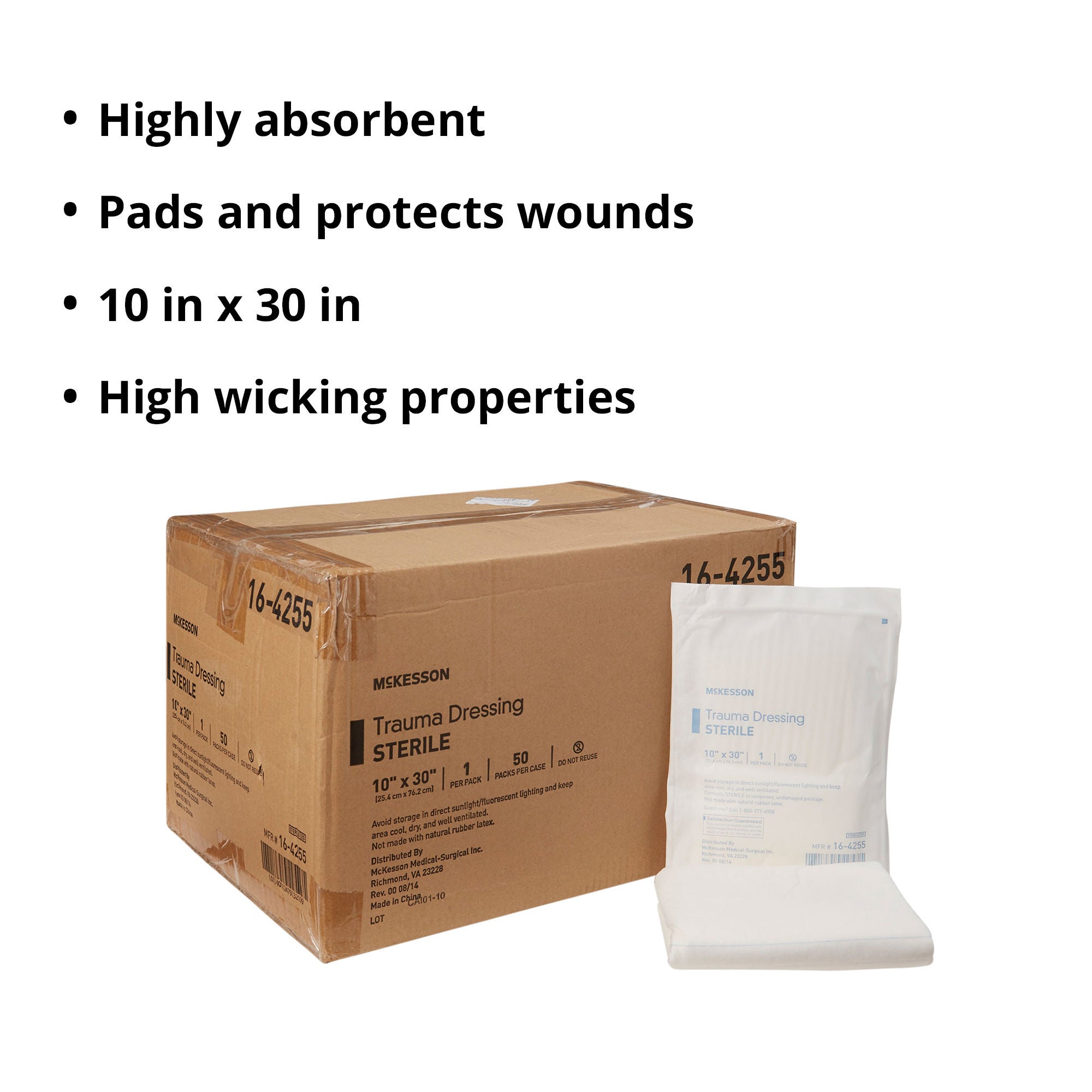 McKesson Brand - 16-4255 McKesson Sterile Trauma Dressing