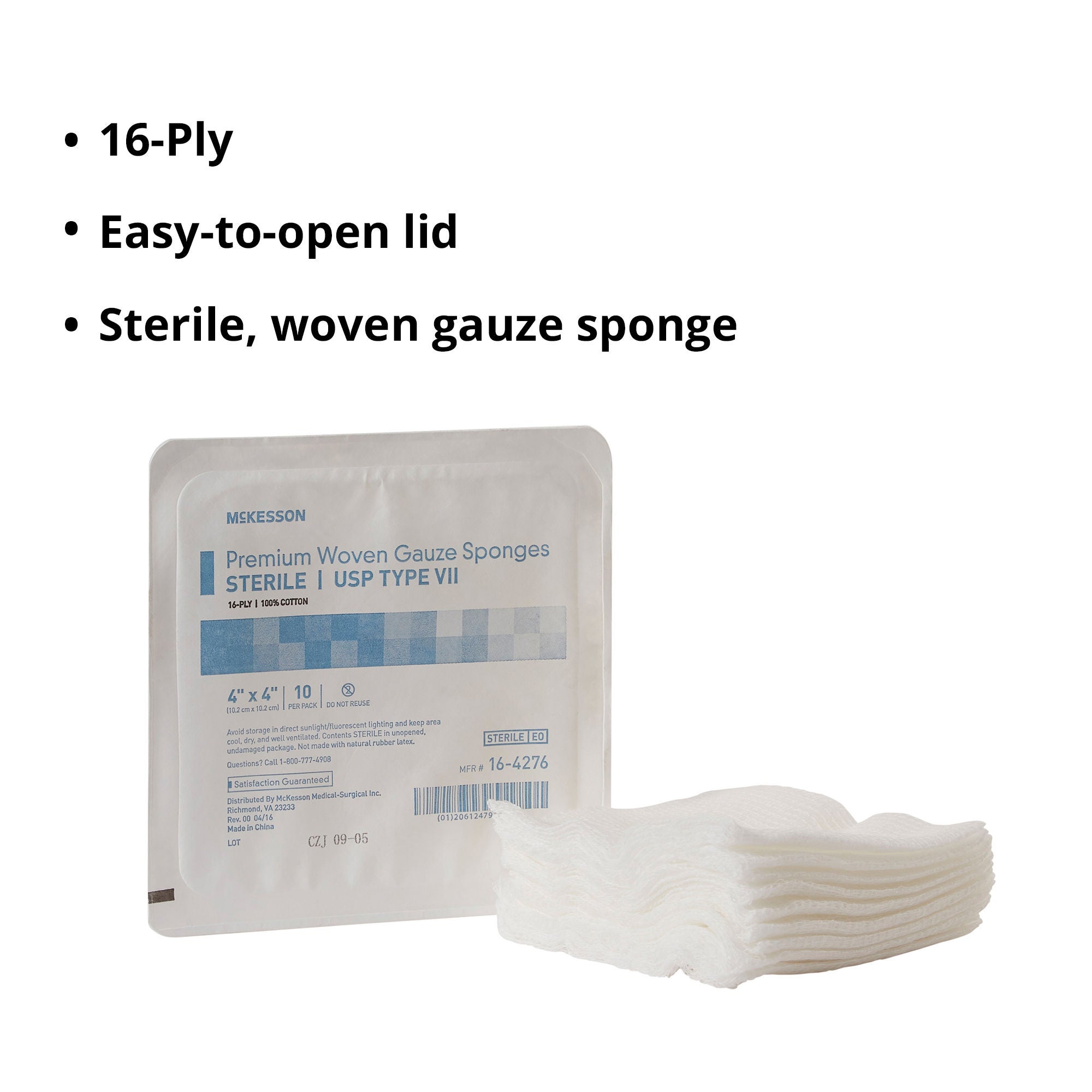 McKesson Gauze Sponge 16-4276 by McKesson Brand