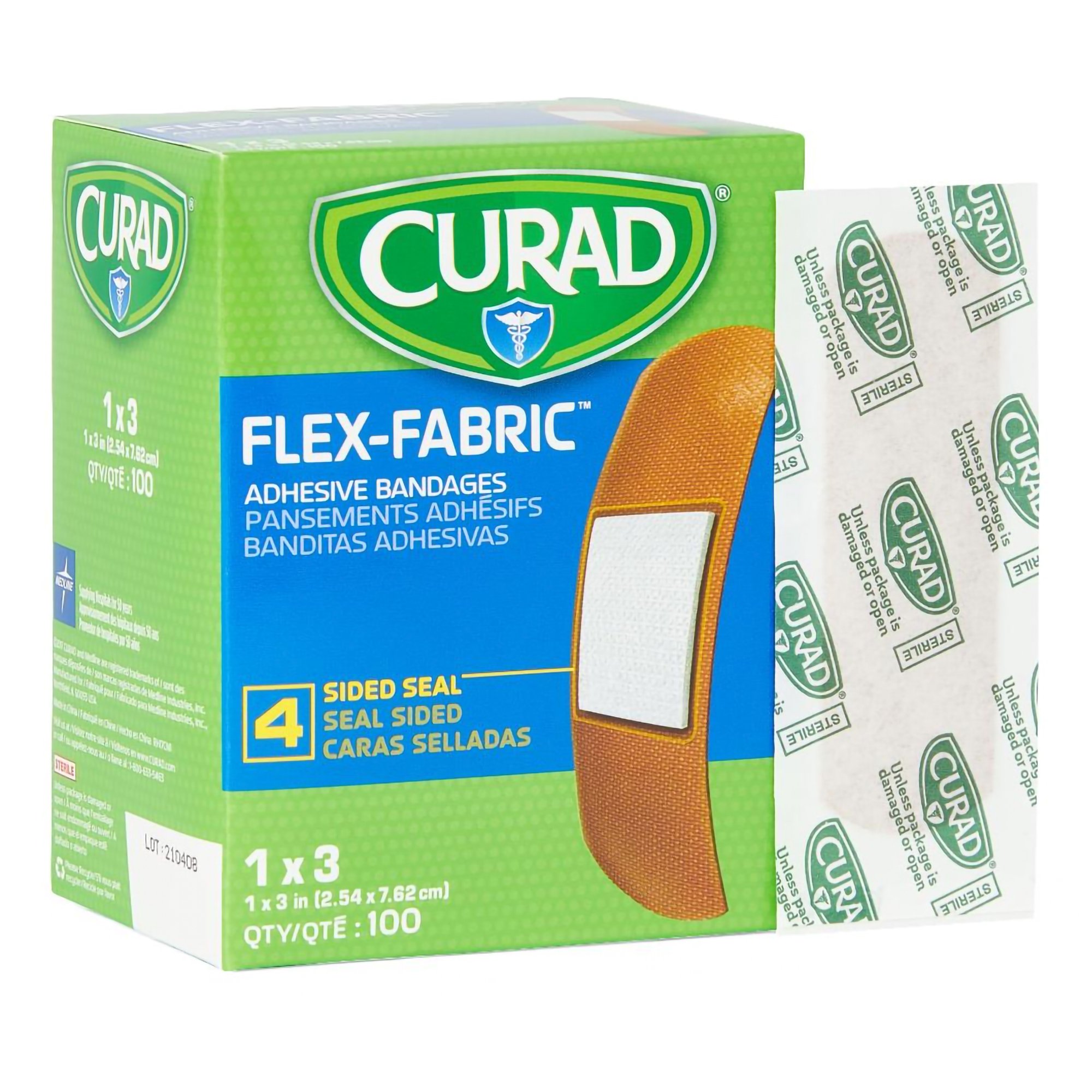 Medline - NON25660 Comfort Cloth® Tan Adhesive Strip