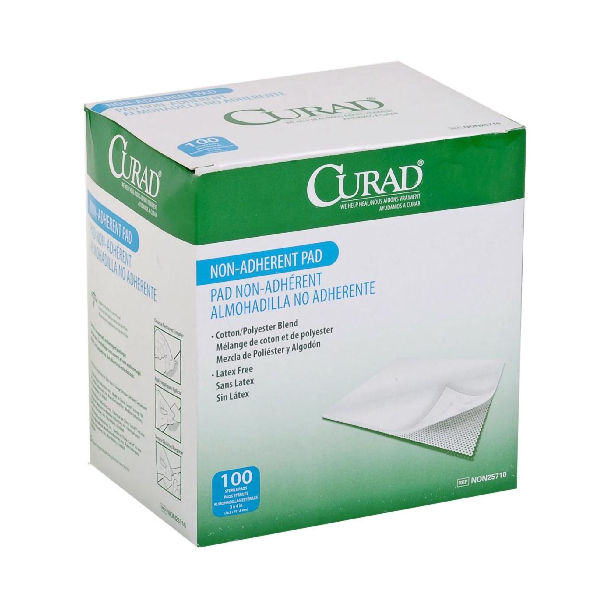 Medline - NON25710 Curad® Sterile Nonadherent Pad