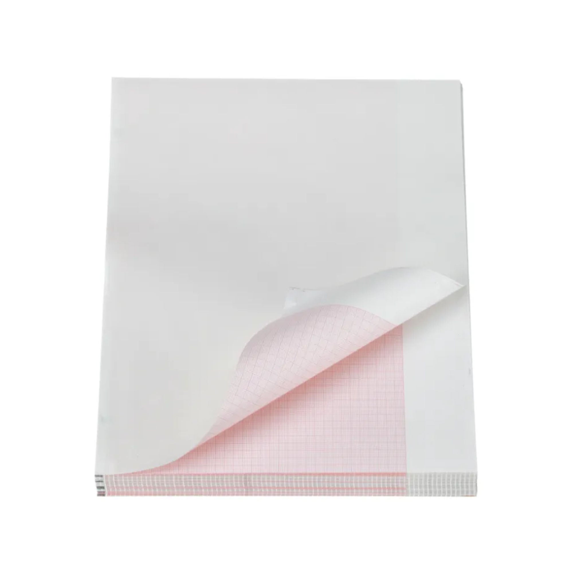 Welch Allyn - 94016-0000 Recording Chart Paper Welch Allyn® Z-Fold Red Grid