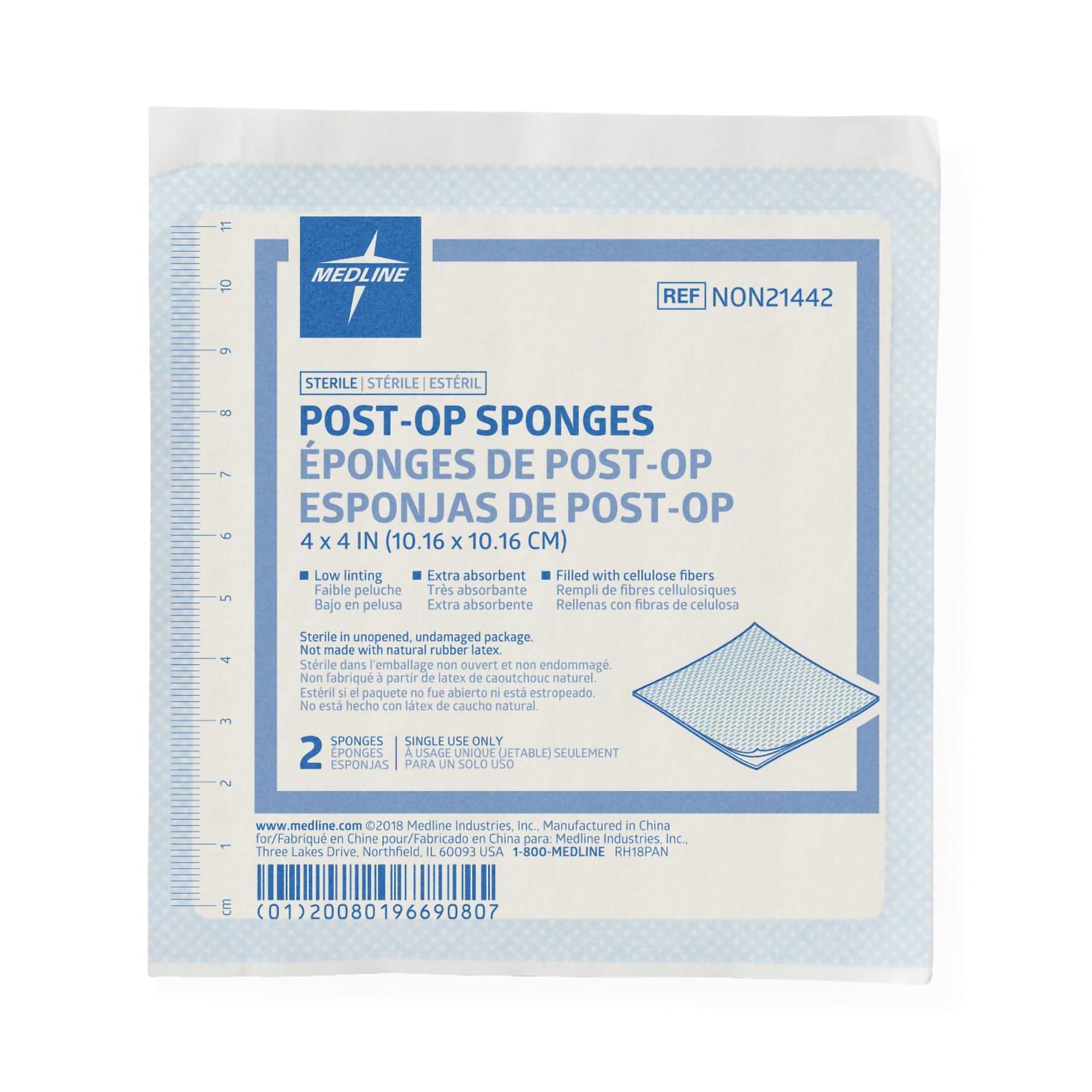 Medline - NON21442 Avant Gauze® Sterile Nonwoven Sponge
