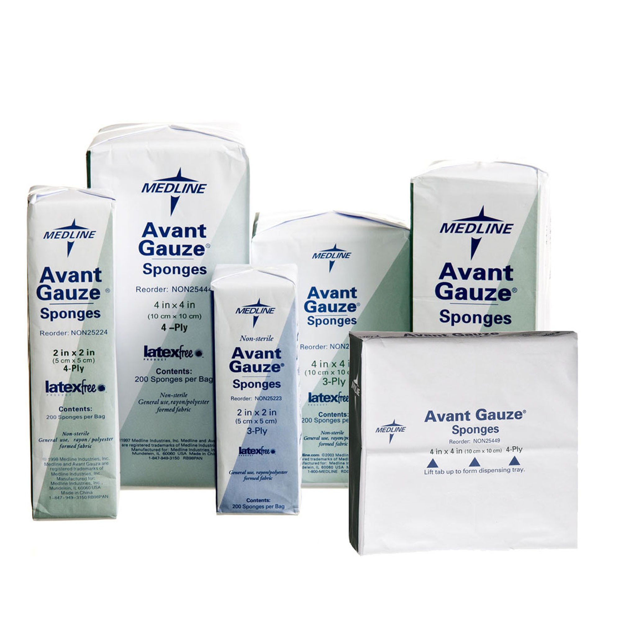 Avant Gauze Nonwoven Sponge NON25444 by Medline