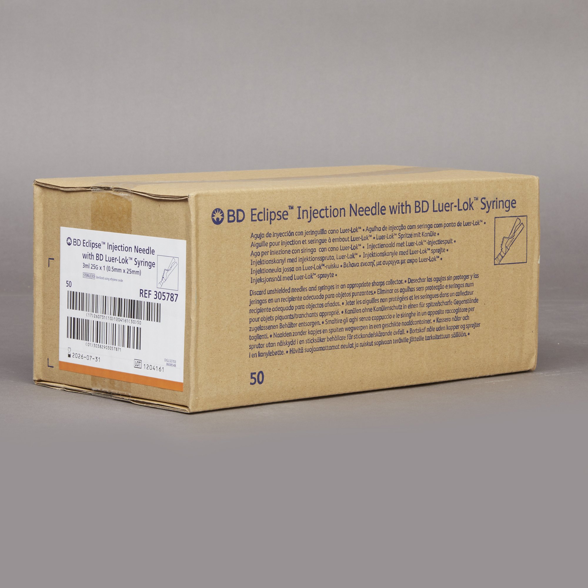 BD - 305787 Eclipse™ Syringe with Hypodermic Needle