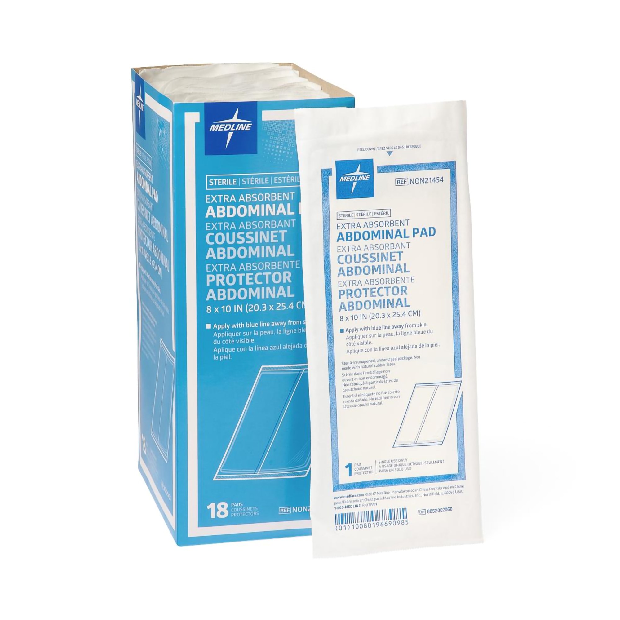 Medline - NON21454 Medline Sterile Abdominal Pad