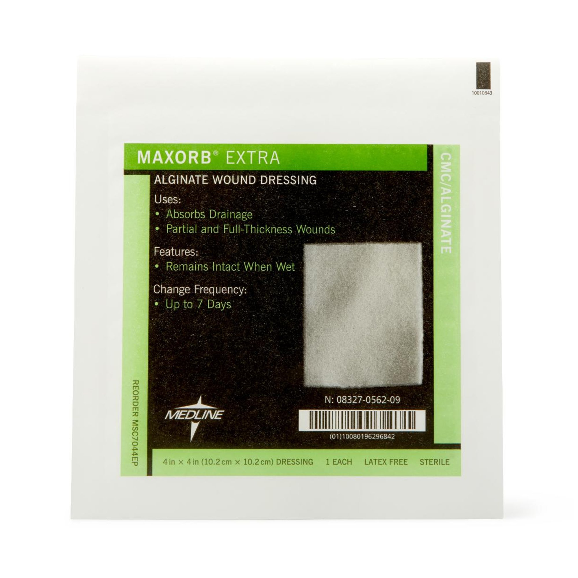 Medline - MSC7044EP Maxorb® Extra Calcium Alginate Dressing