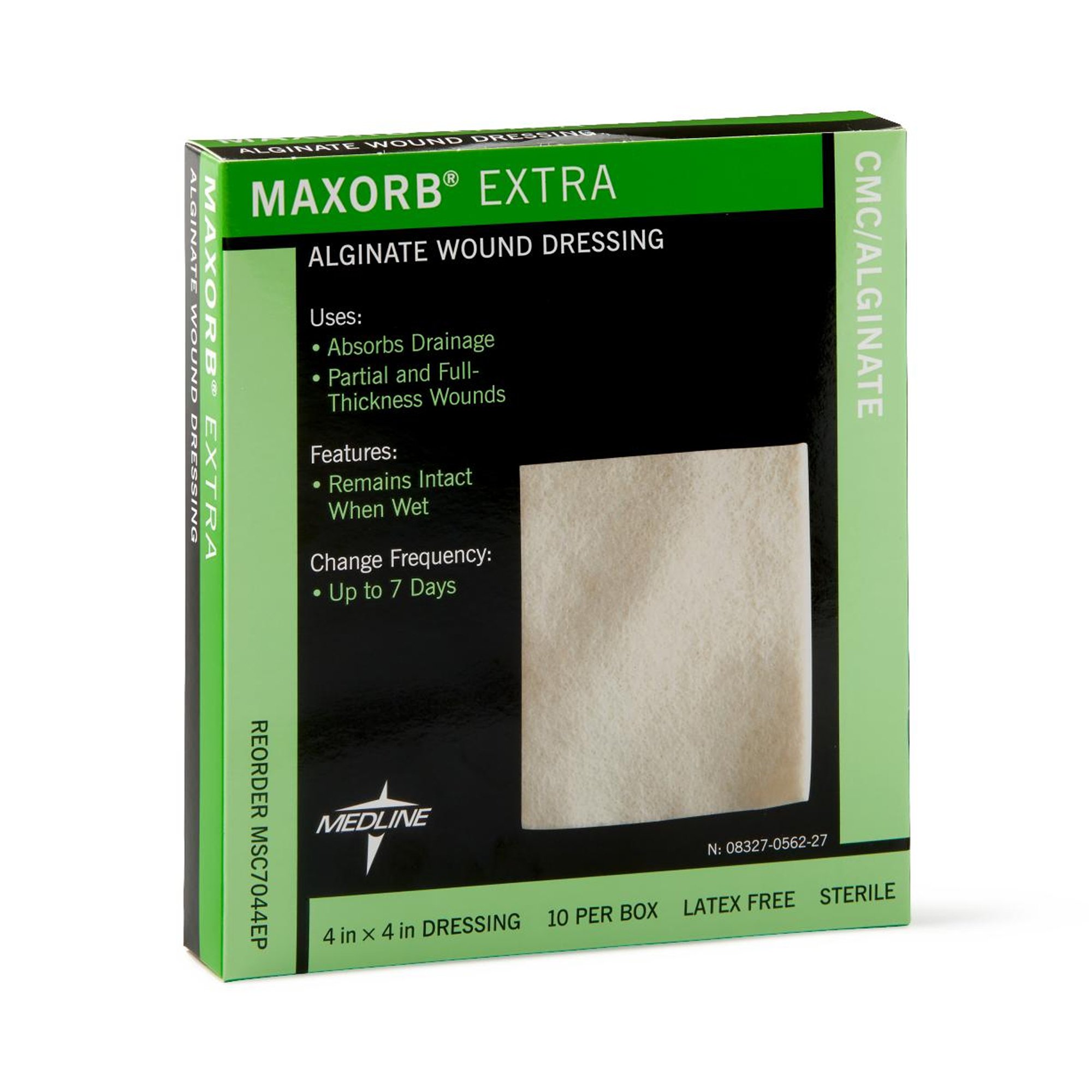 Medline - MSC7044EP Maxorb® Extra Calcium Alginate Dressing
