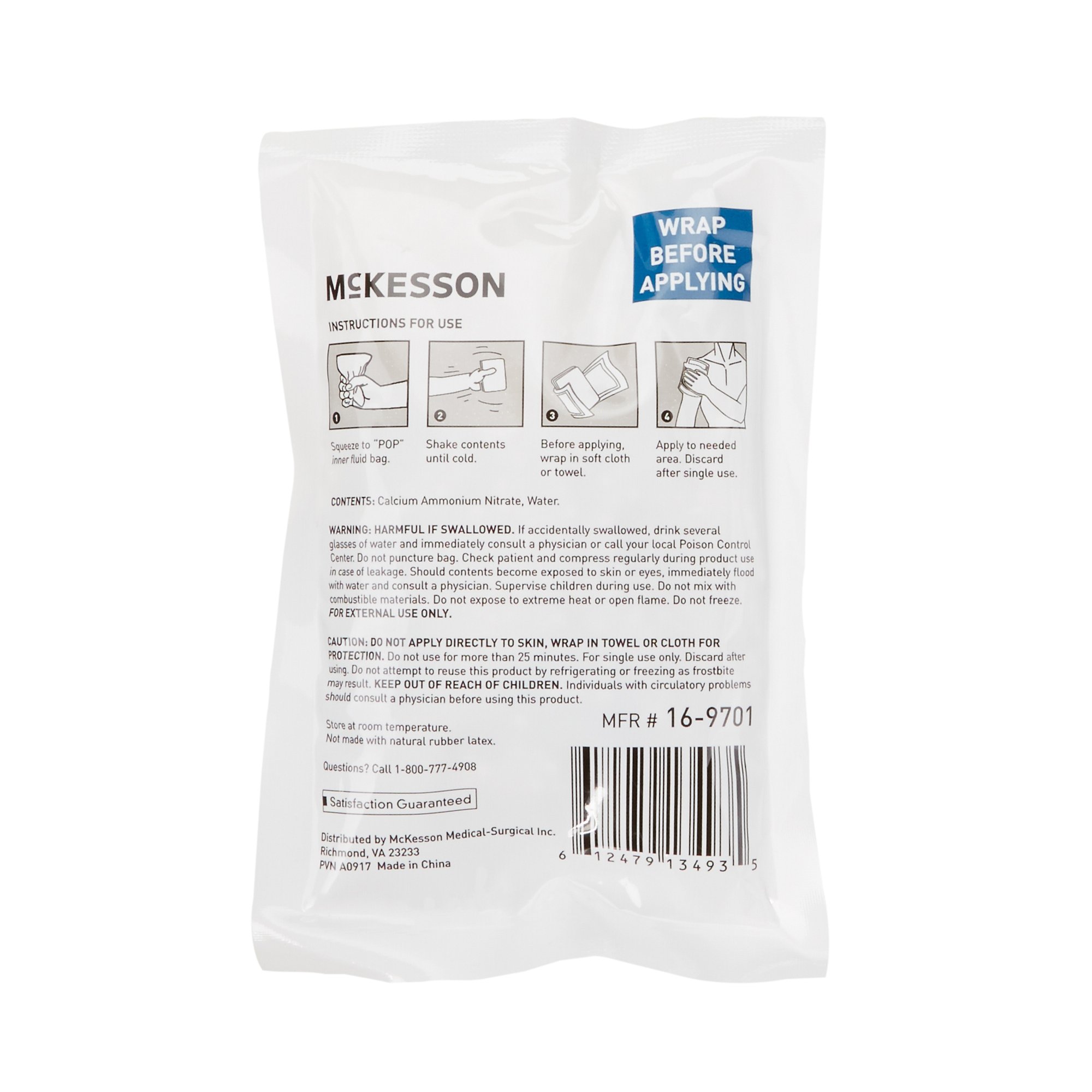 McKesson Brand - 16-9701 McKesson Instant Cold Pack