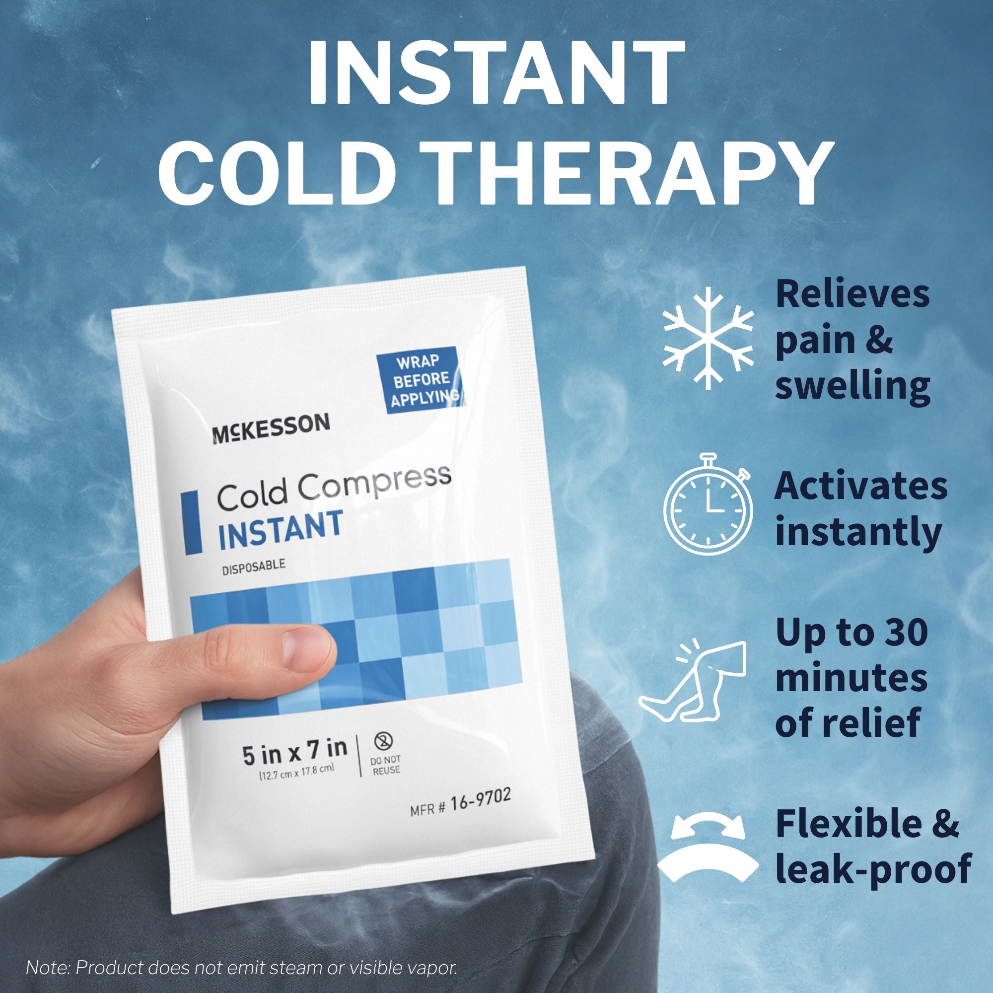 McKesson Instant Cold Pack 16-9702 by McKesson Brand