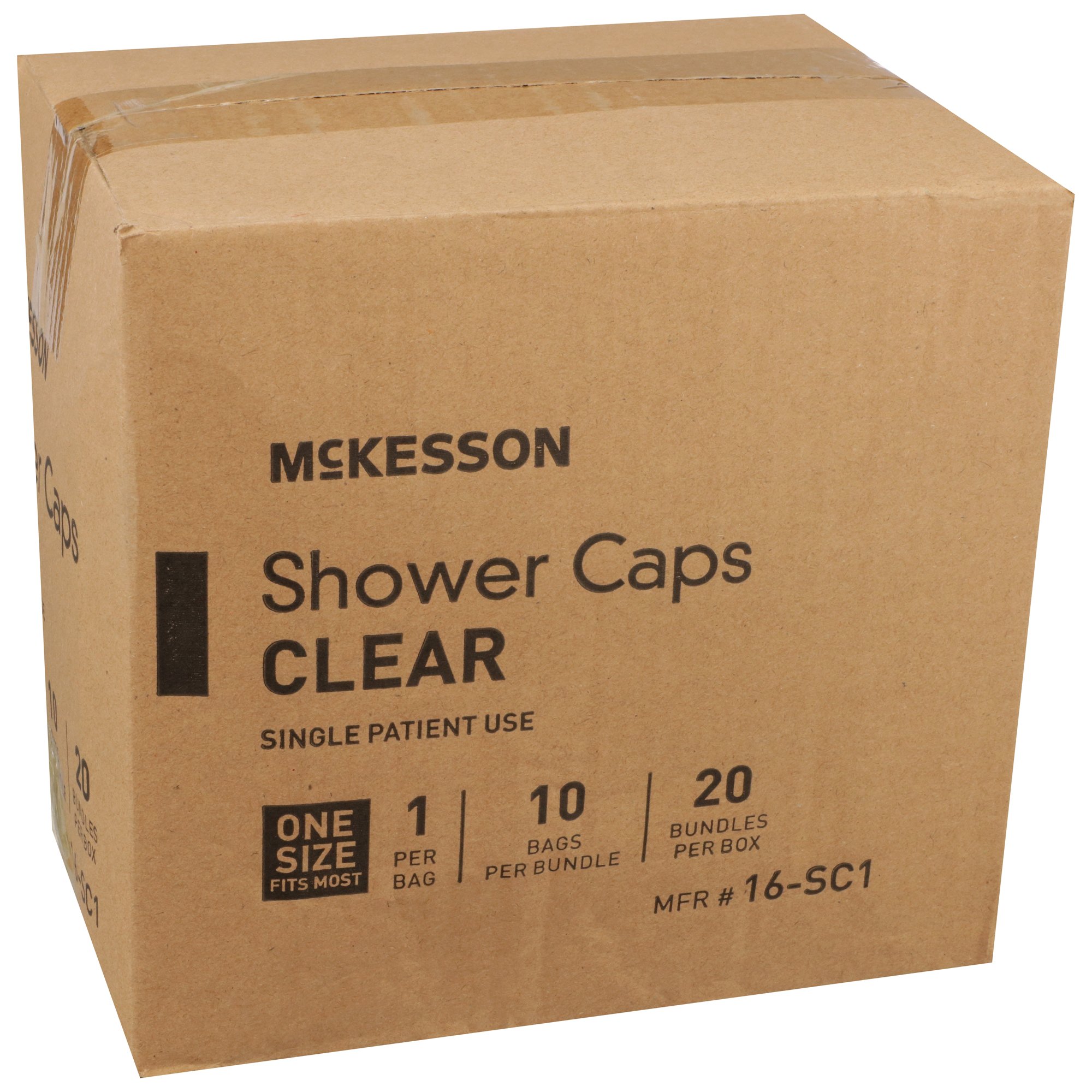 McKesson Brand 16-SC1 - McKesson Shower Cap - 1/Each, 200/Box, 2000/Case