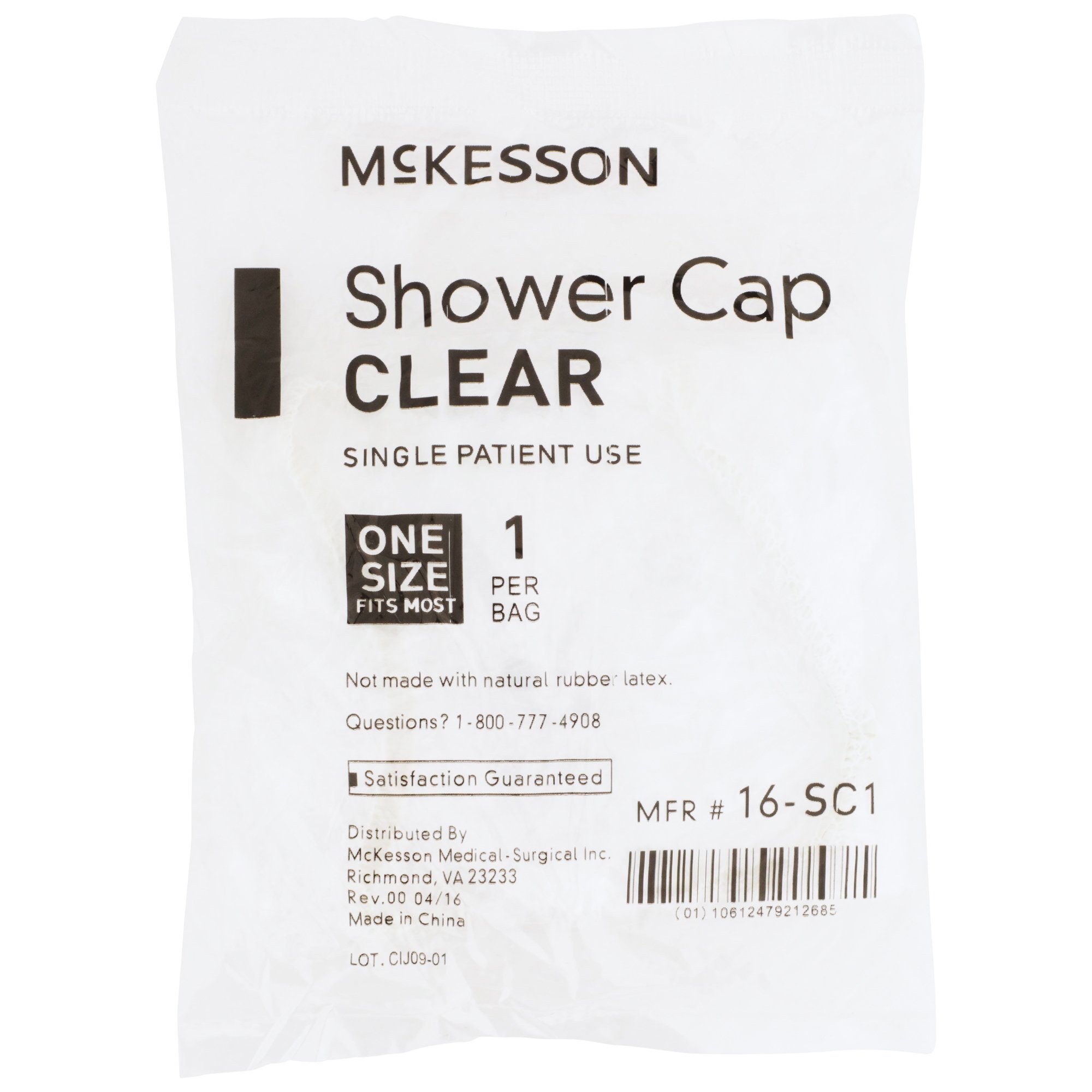 McKesson Brand - 16-SC1 McKesson Shower Cap