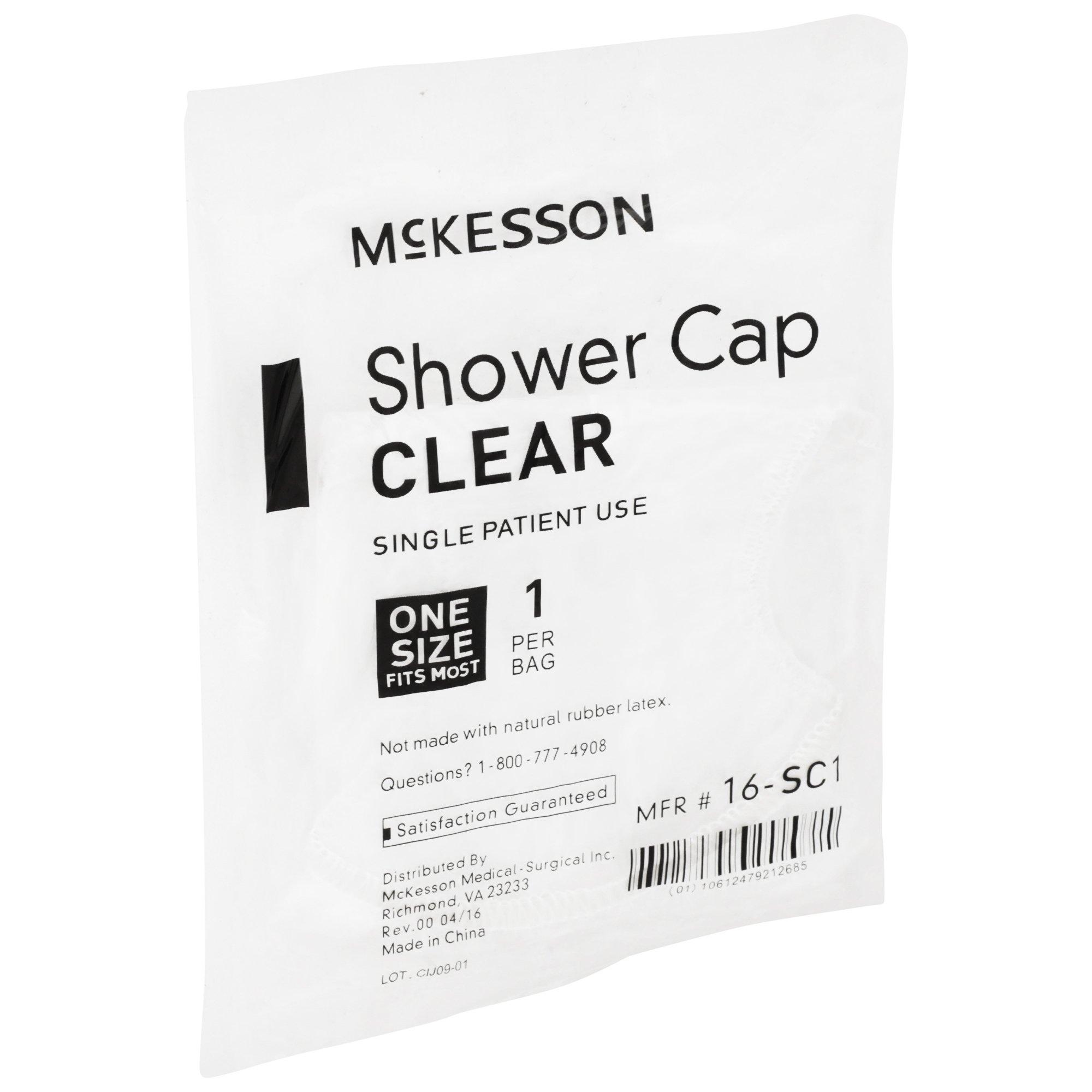 McKesson Brand 16-SC1 - McKesson Shower Cap - 1/Each, 200/Box, 2000/Case
