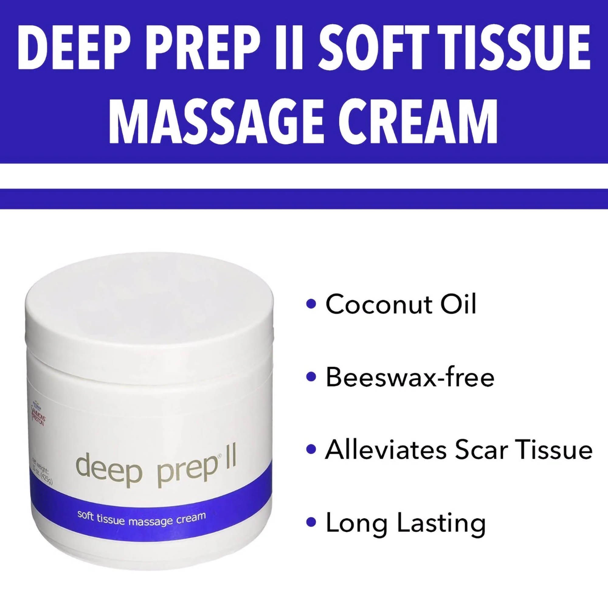 Performance Health - 081285774 Massage Treatment Deep Prep® II 15 oz. Jar Scented Cream