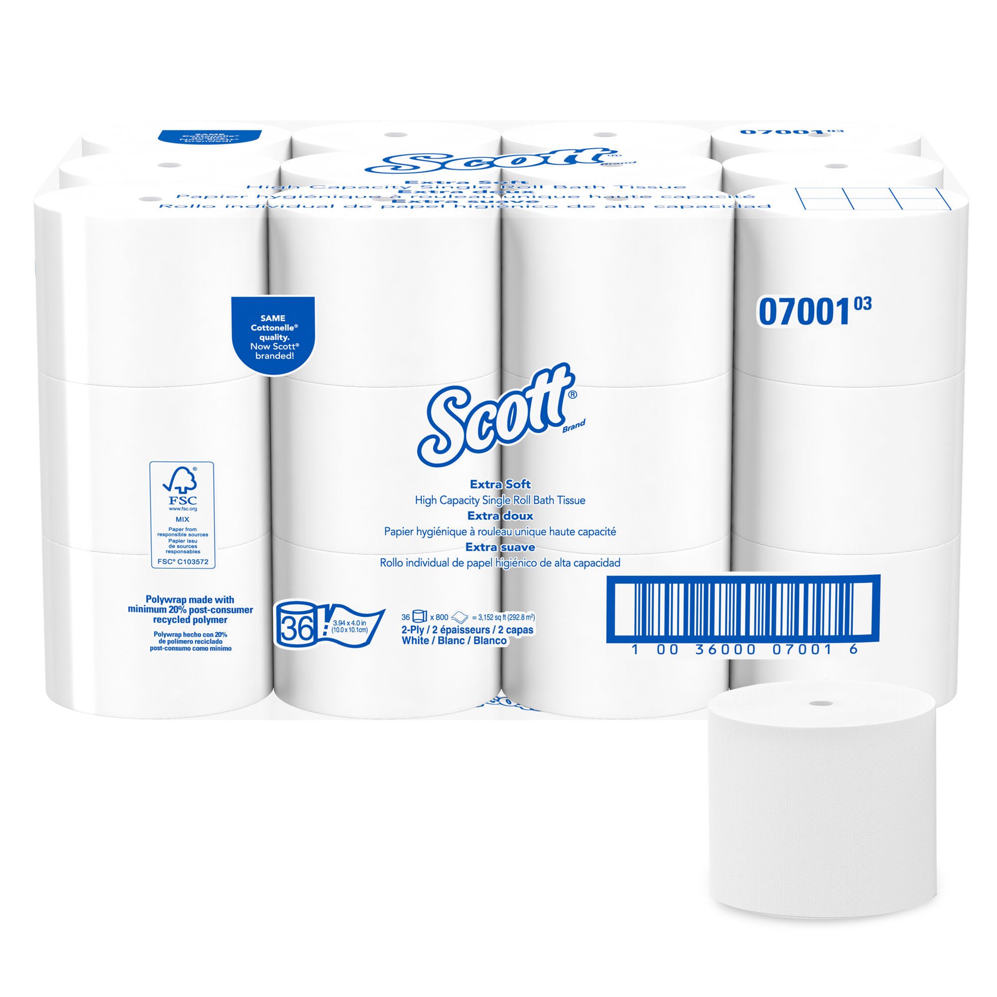 Kimberly Clark - 07001 Scott® Essential Premium Toilet Tissue