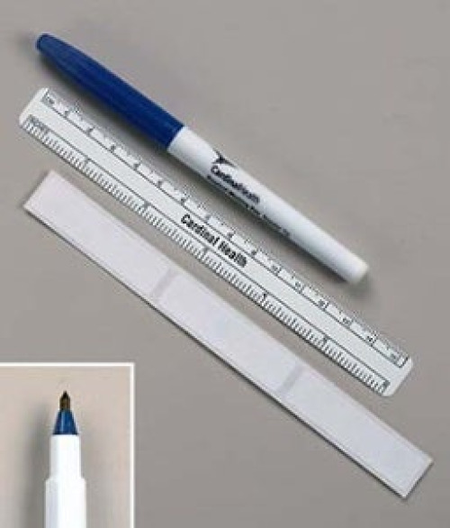 Cardinal - 250PRL Cardinal Health™ Traditional Skin Marker with Ruler and Labels