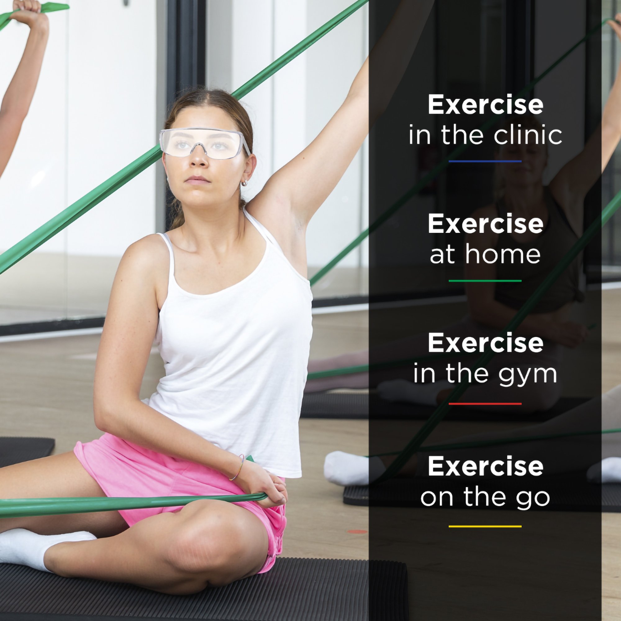 Performance Health 81234764 - TheraBand® Exercise Resistance Band, Green, 4 Inch x 25 Yard, Heavy Resistance - 1/Each