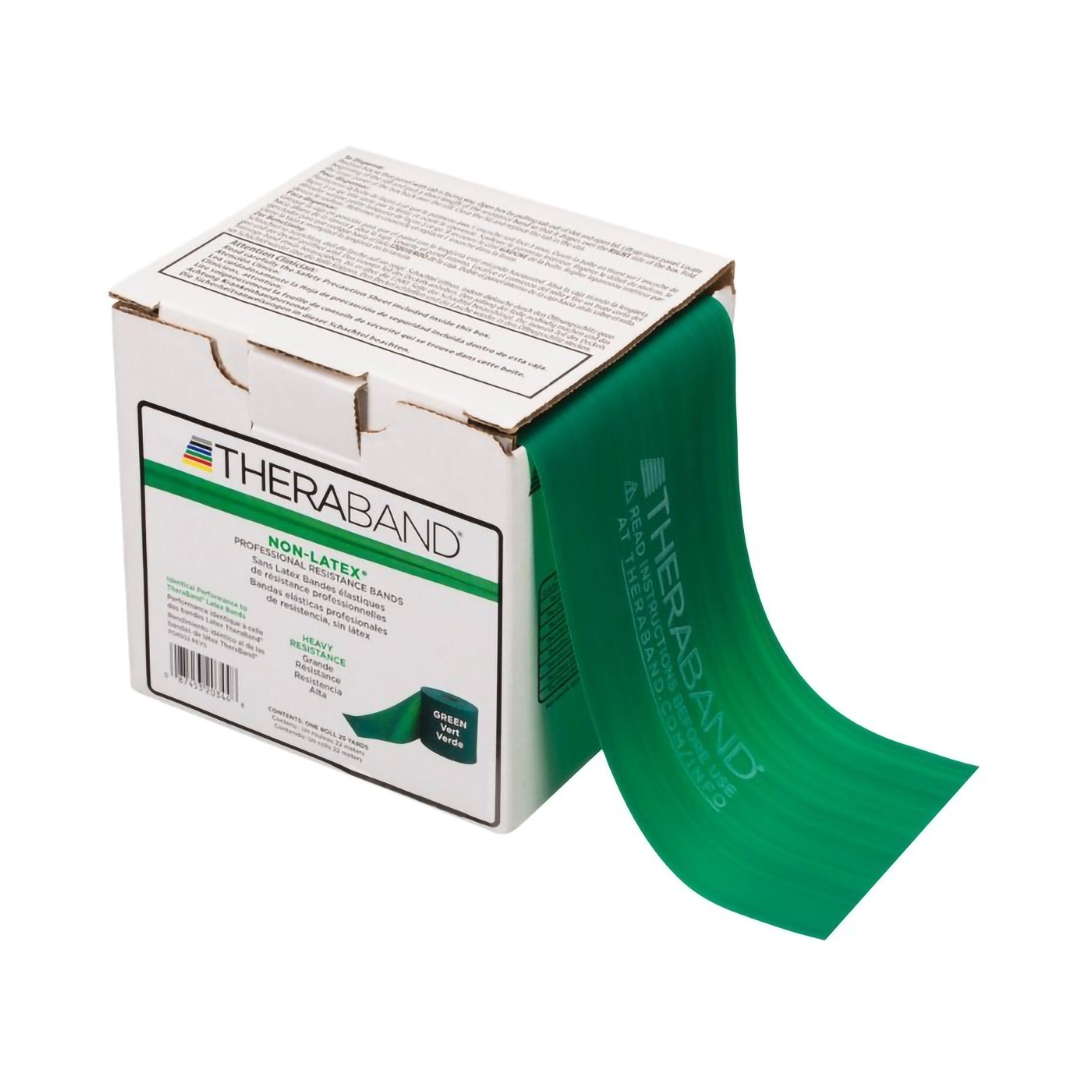 Performance Health 81234764 - TheraBand® Exercise Resistance Band, Green, 4 Inch x 25 Yard, Heavy Resistance - 1/Each
