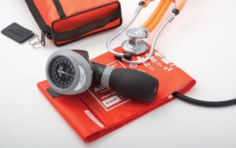 American Diagnostic Corp - 788-11ABK Aneroid Sphygmomanometer Unit Diagnostix™788 Series Adult Cuff Arm Nylon Cuff 23 - 40 cm Palm Aneroid