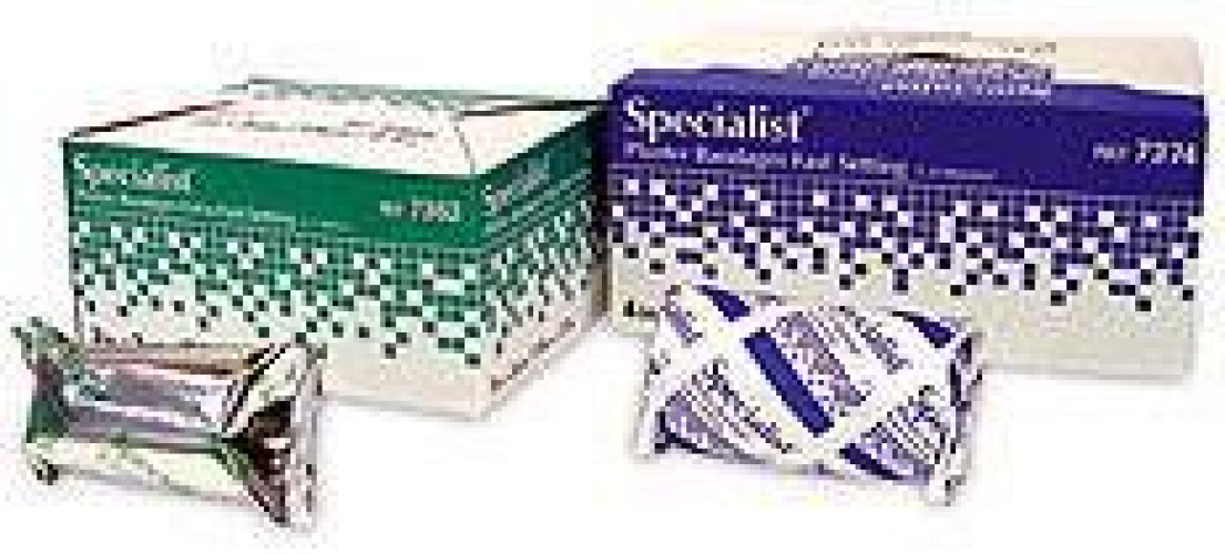BSN Medical 7374 - Specialist® Plaster Bandage, White, 4 Inch x 5 Yard - 1/Each, 12/Dozen, 72/Case