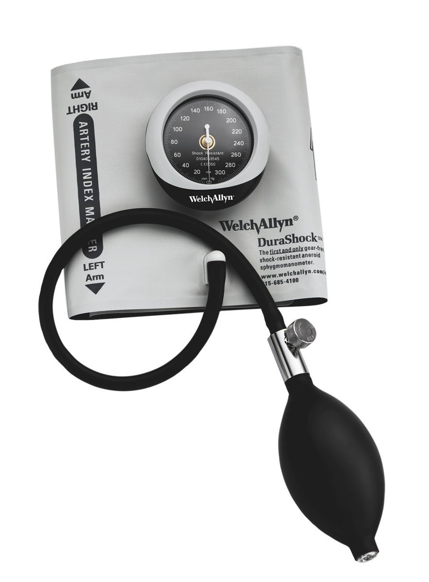 Welch Allyn - DS45-11CB Aneroid Sphygmomanometer Unit DuraShock® Adult Cuff Arm Nylon Cuff 23 - 40 cm Pocket Aneroid