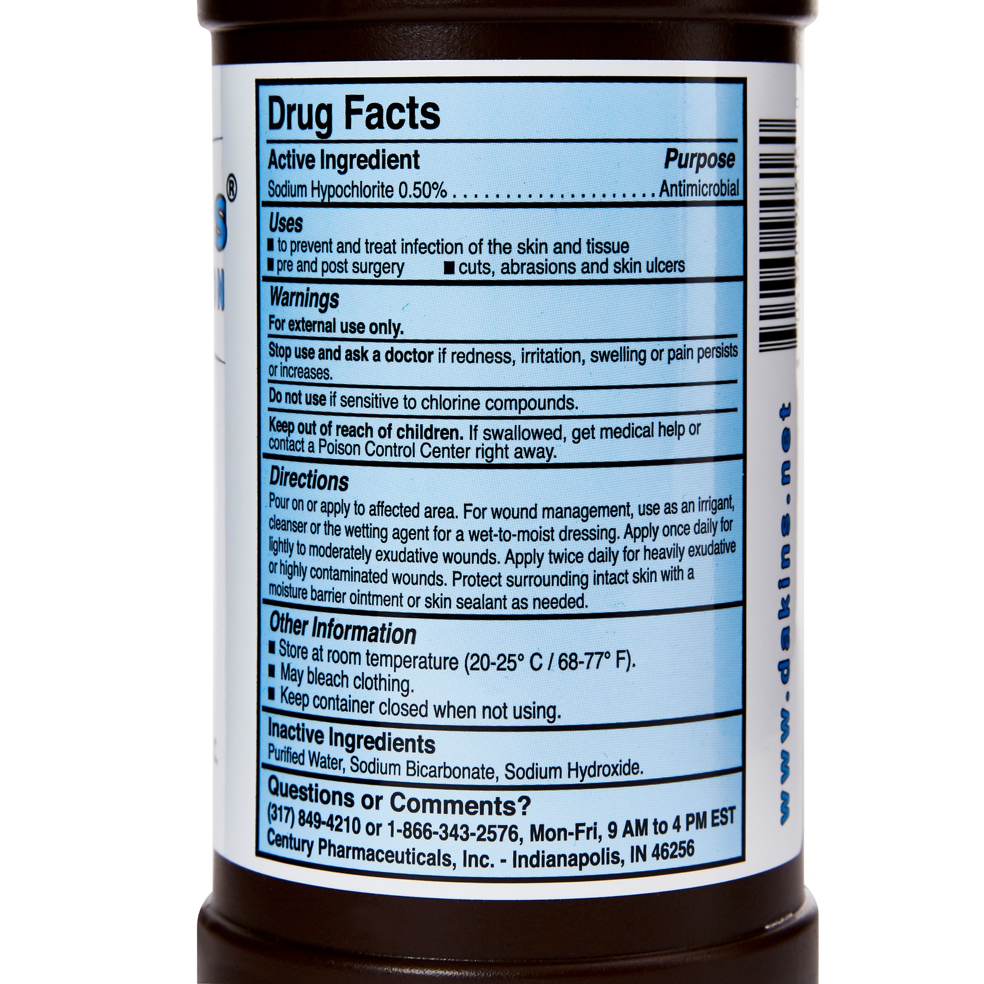 Century Pharmaceutical - 00436094616 Dakin's® Full Strength Wound Antimicrobial Cleanser