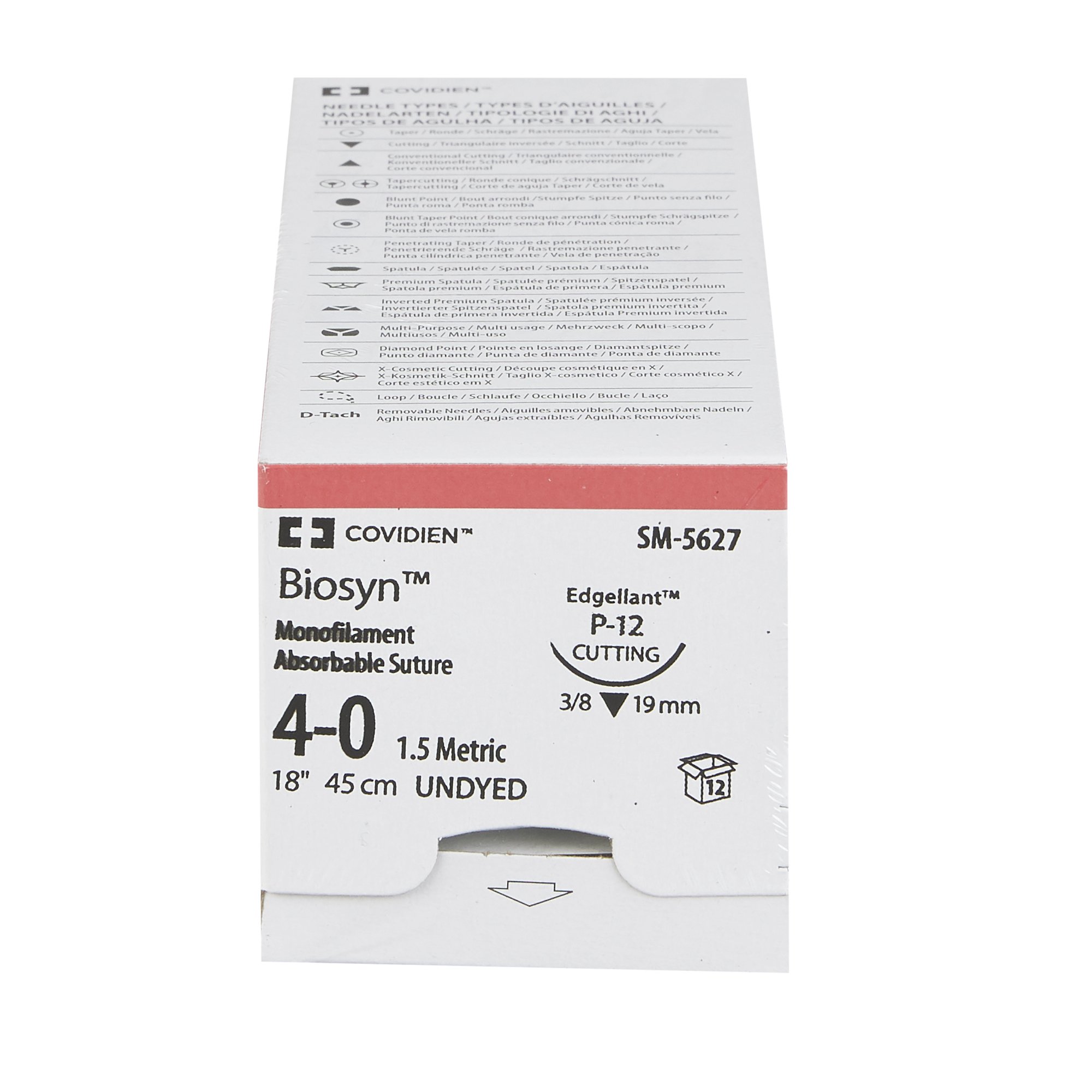 Covidien SM-5627 - Biosyn™ Suture with Needle - 12/Box