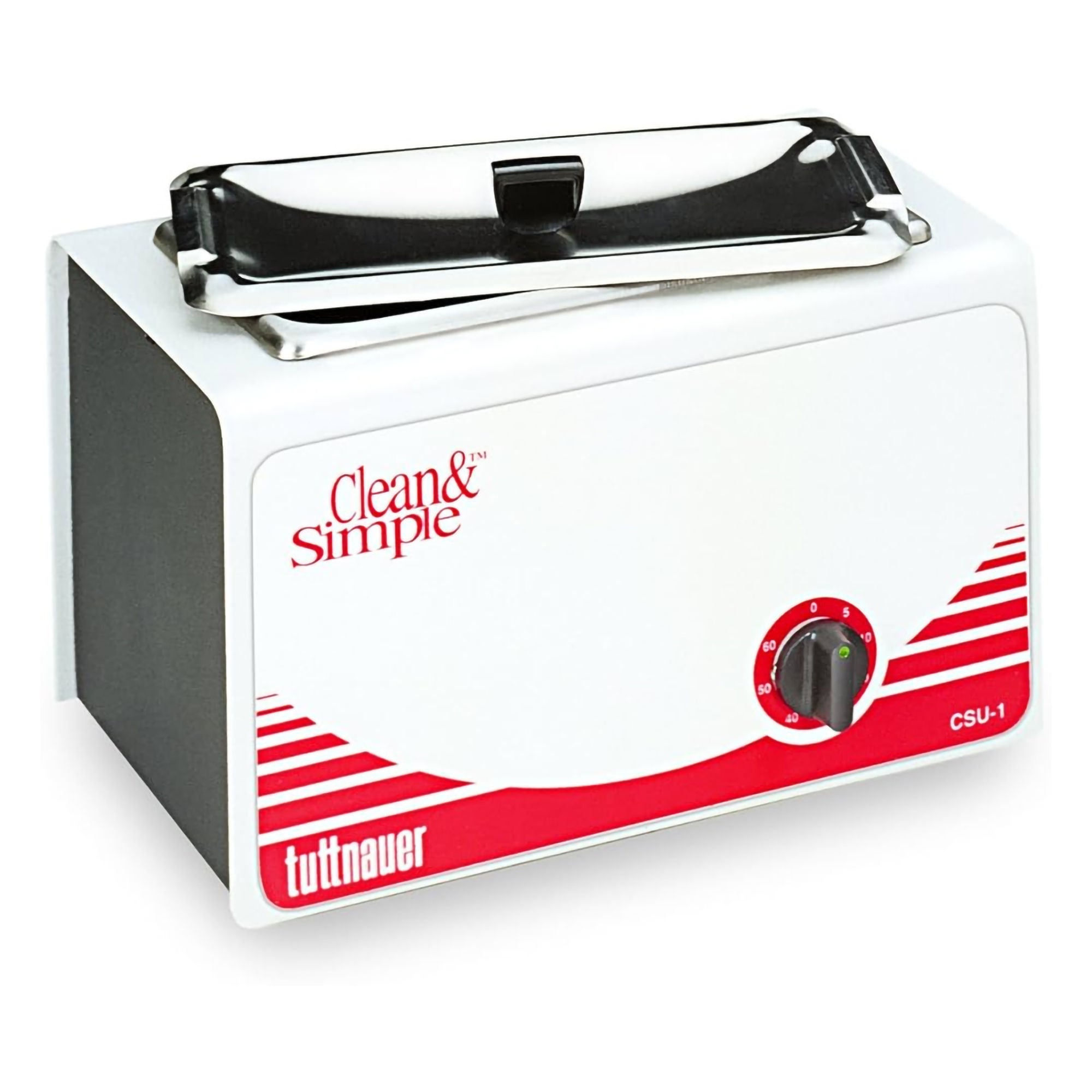 Tuttnauer USA - CSU1 Ultrasonic Cleaner Clean & Simple™ High Efficiency 1 gal. Capacity 9-3/8 W X 4 H X 4-3/8 D Inch