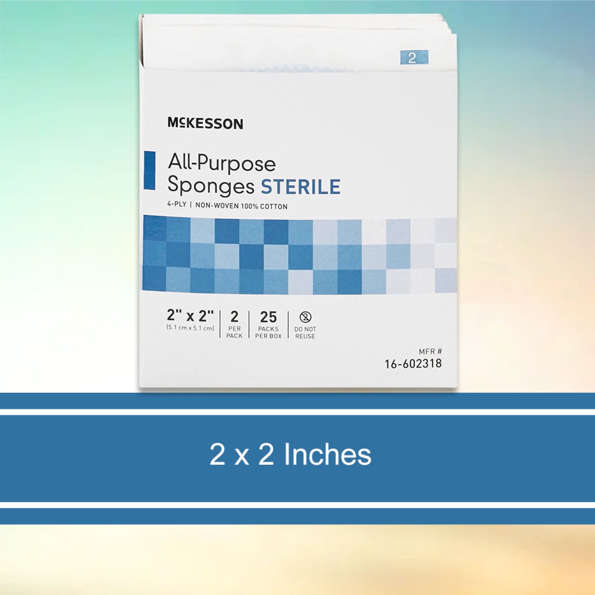 McKesson Brand - 16-602318 McKesson Sterile Nonwoven Sponge