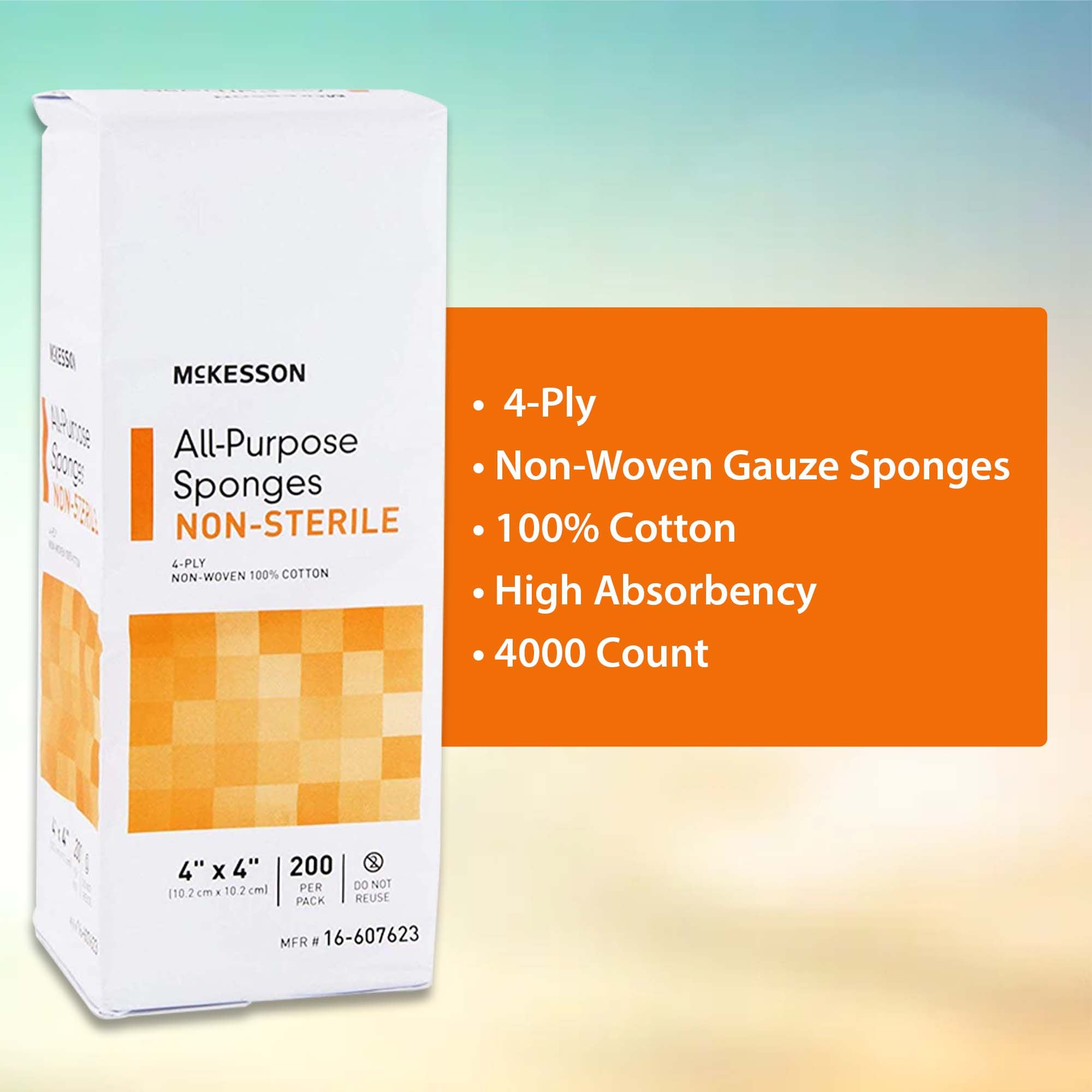 McKesson Nonwoven Sponge 16-607623 by McKesson Brand