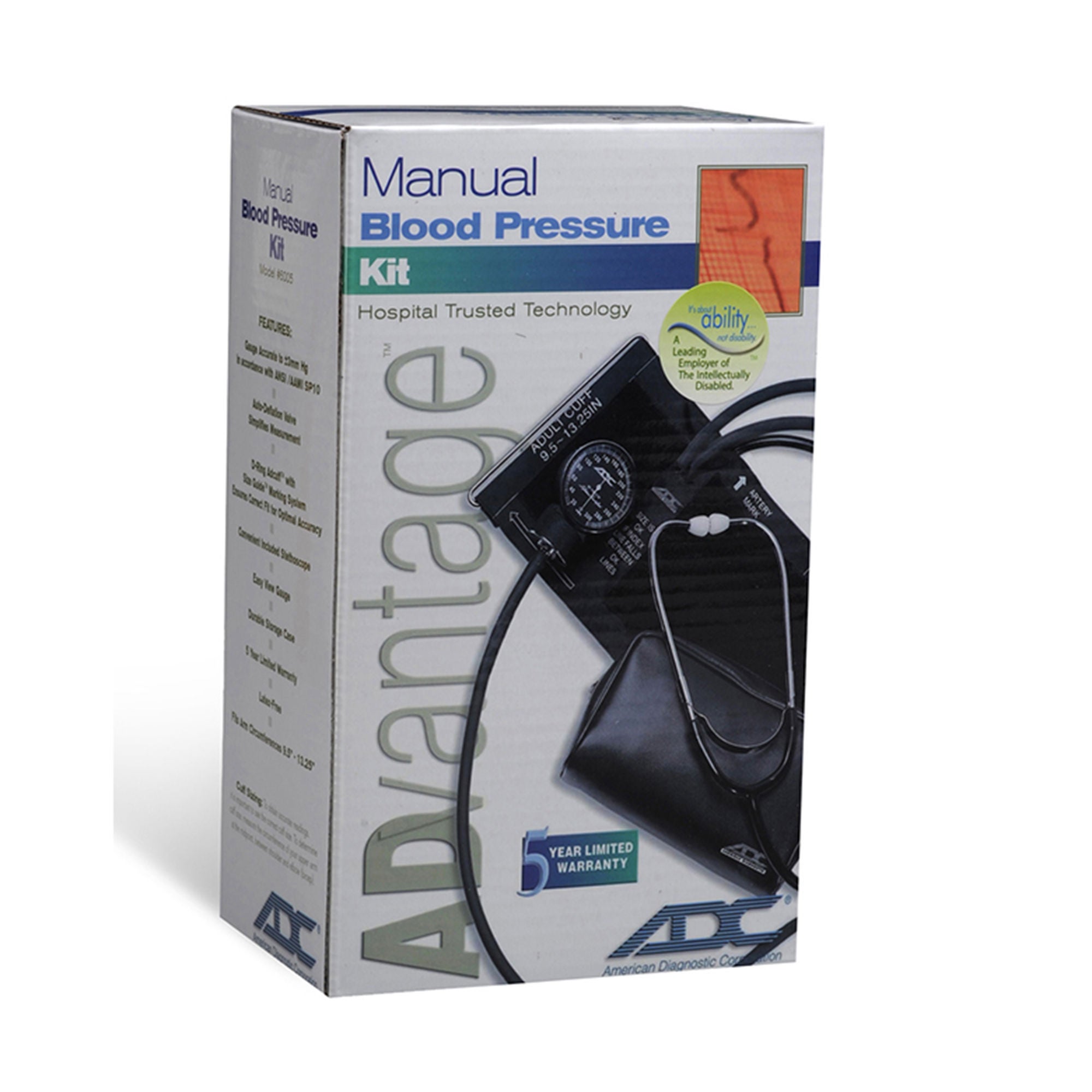 American Diagnostic Corp - 6005 Advantage™ 6005 Reusable Aneroid / Stethoscope Set
