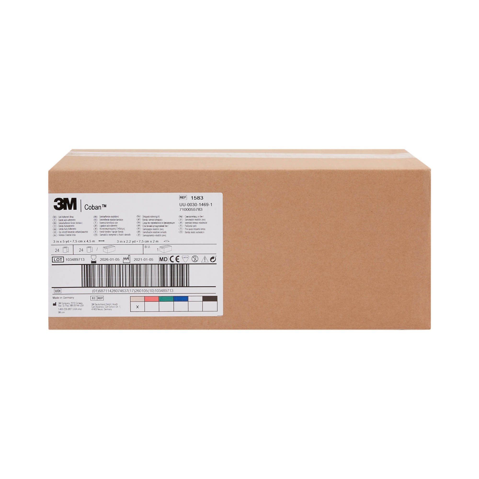 Solventum Corporation - 1583 3M™ Coban™ Self-adherent Closure Cohesive Bandage