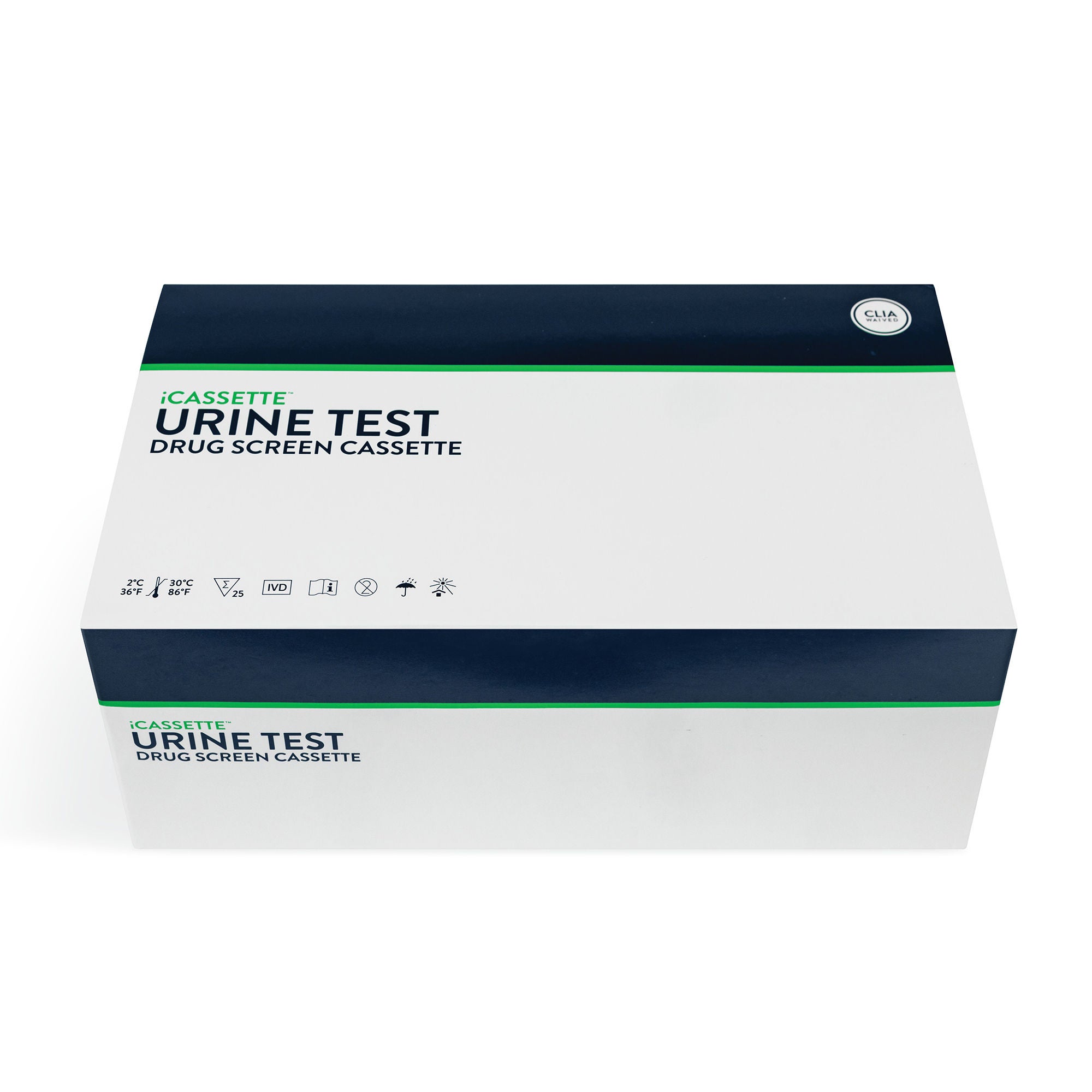 Abbott Rapid Dx North America LLC - I-DOA-2155 Drugs of Abuse Test Kit iCassette™ AMP, COC, OPI, PCP, THC 25 Tests CLIA Waived