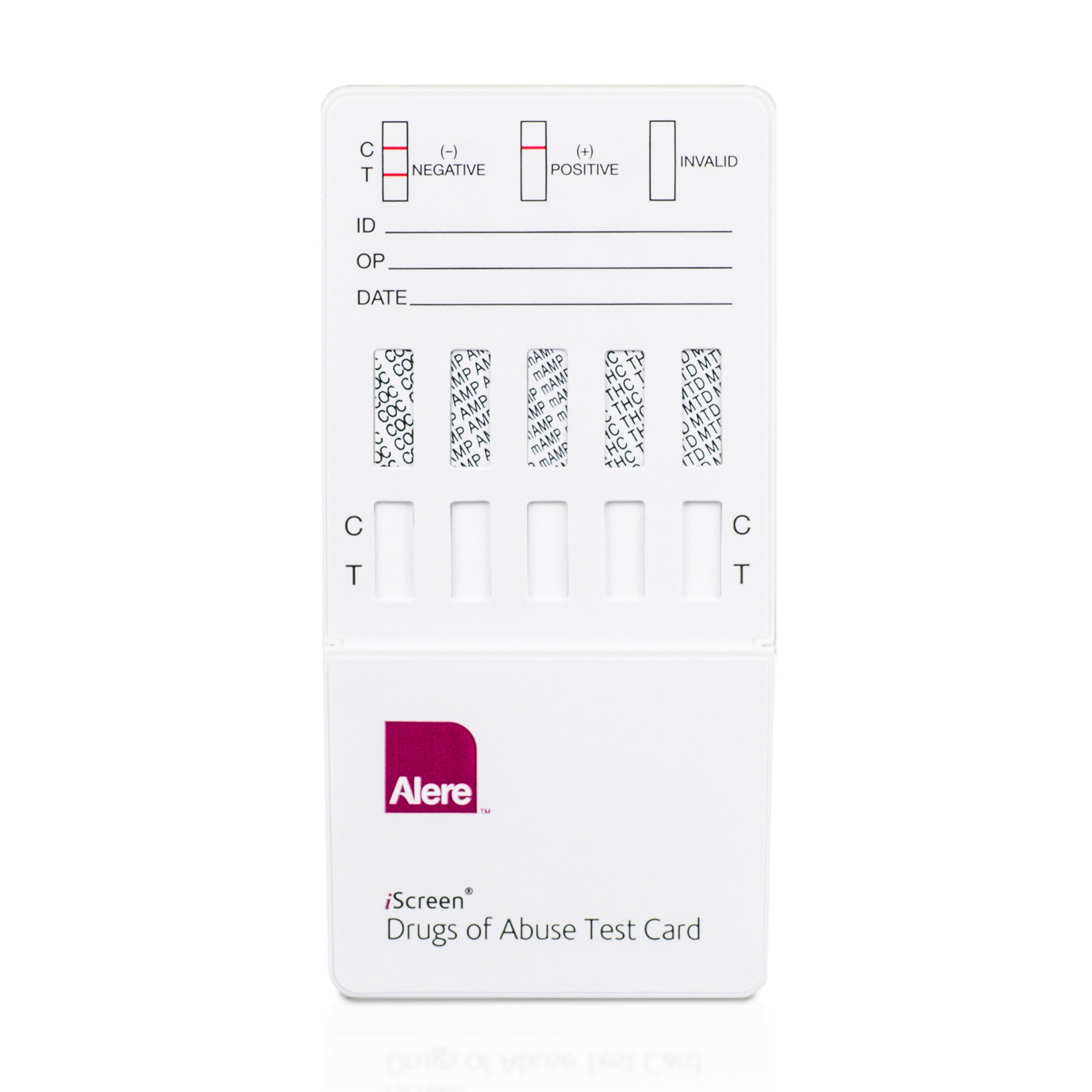 Abbott Rapid Dx North America LLC - IS10 Drugs of Abuse Test Kit iScreen® AMP, BAR, BZO, COC, mAMP/MET, MTD, OPI, PCP, TCA, THC 25 Tests CLIA Non-Waived