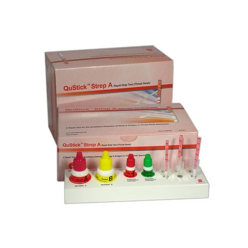 Stanbio Laboratory - 6000-025 Respiratory Test Kit QuStick™ Strep A Test 25 Tests CLIA Waived