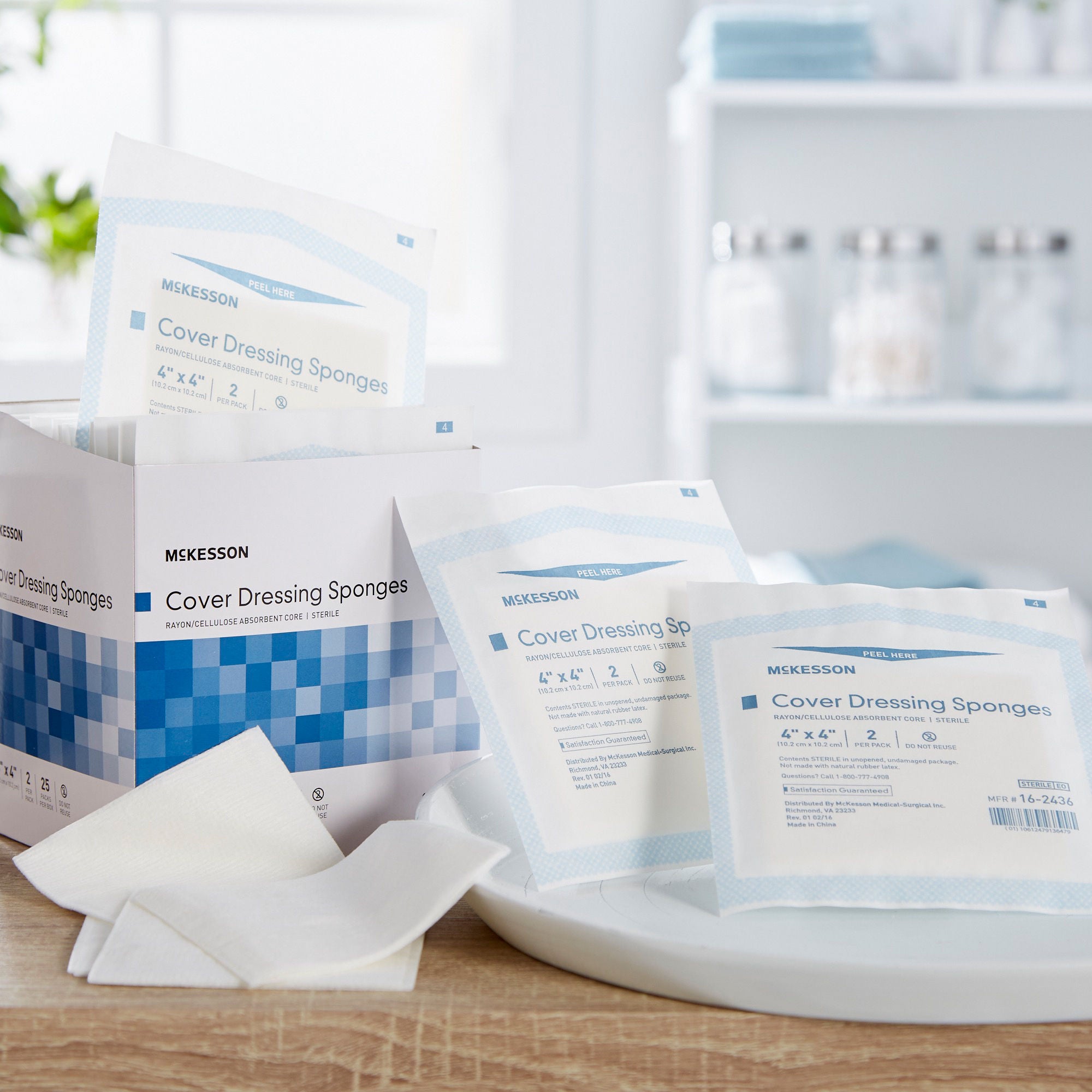 McKesson Cellulose Filled Nonwoven Sponge 16-2436 by McKesson Brand