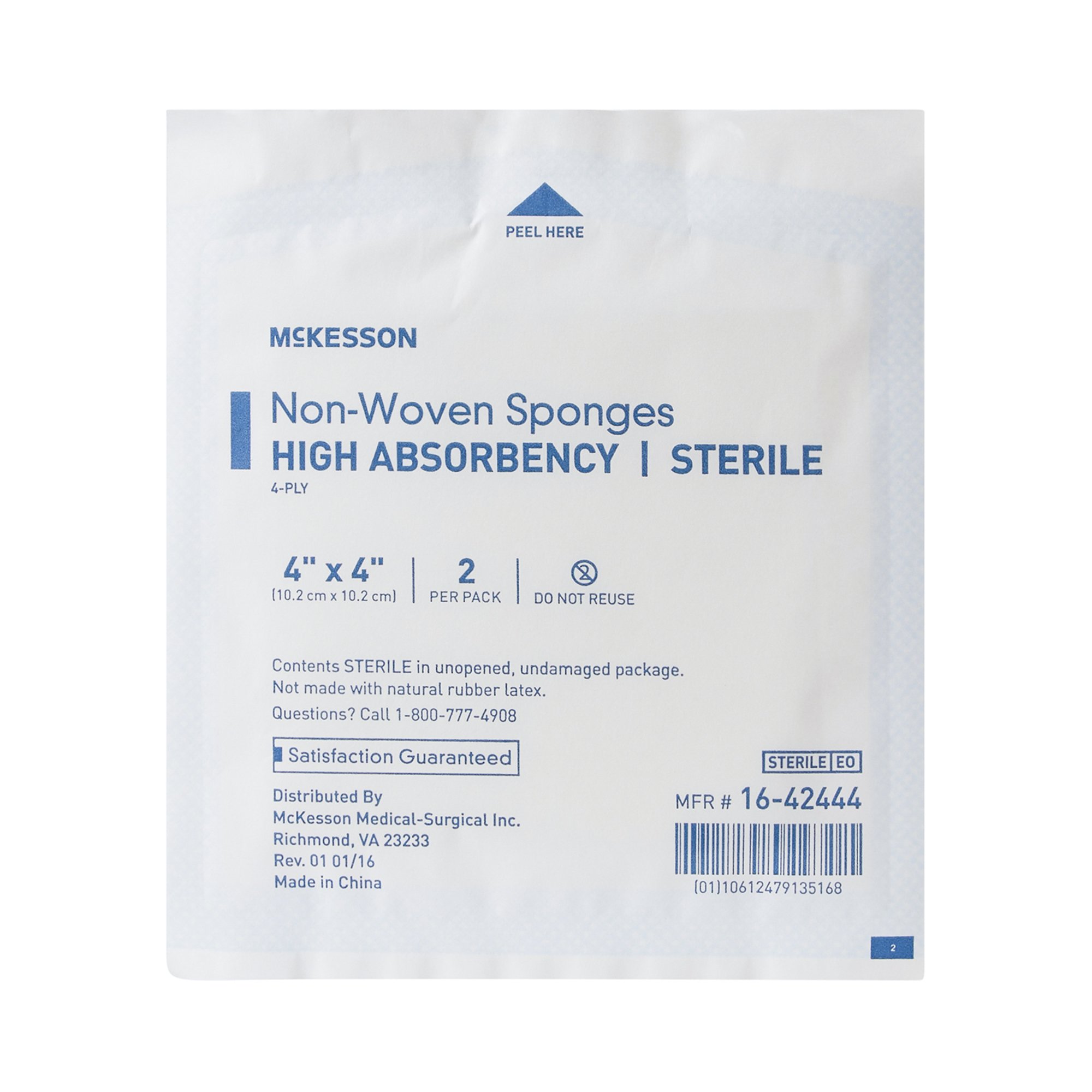 McKesson Brand - 16-42444 McKesson Sterile Nonwoven Sponge