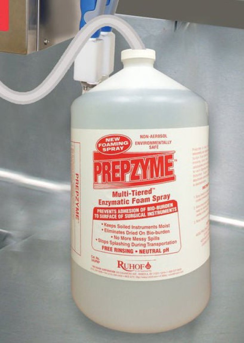 Ruhof Healthcare - 34559-27 Enzymatic Instrument Detergent Prepzyme® Liquid 1 gal. Jug Unscented