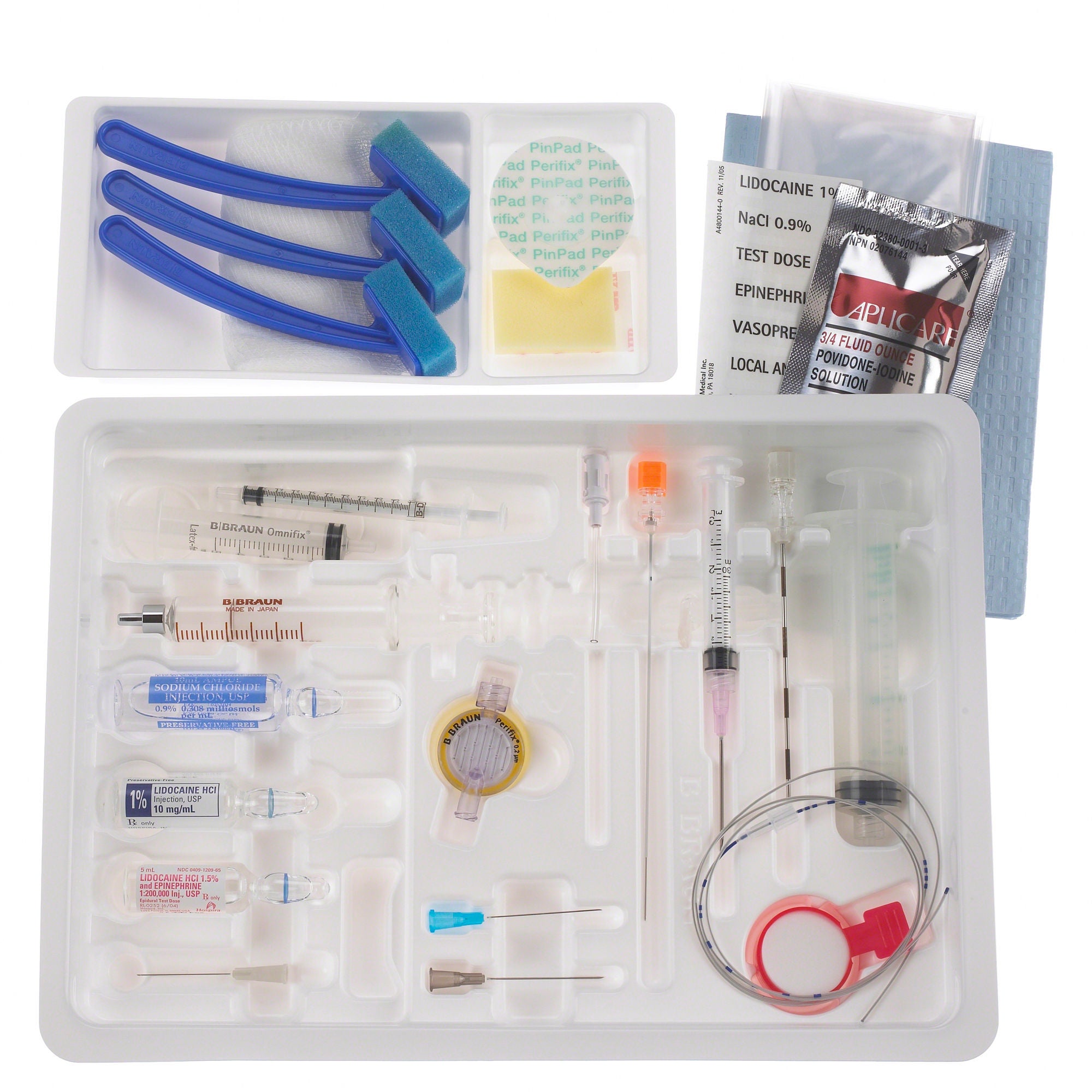 B. Braun - 333196 Spinal / Epidural Tray ESPOCAN® PENCAN® Tuohy 3-1/2 Inch / 5 Inch Drugs