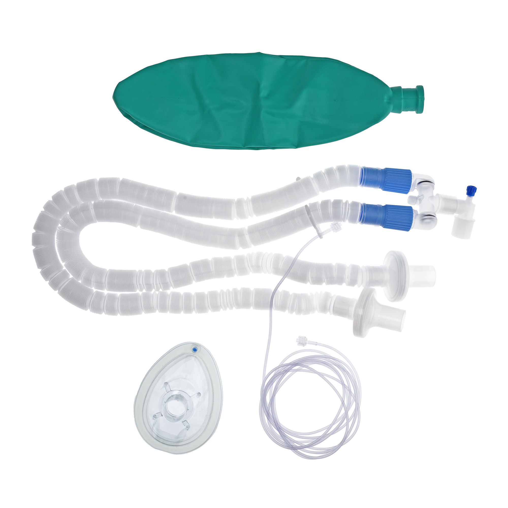 Sun Med - A8U529X4 Anesthesia Breathing Circuit Vital Signs® Expandable Tube 108 Inch Tube Dual Limb Adult 3 Liter Bag Single Patient Use