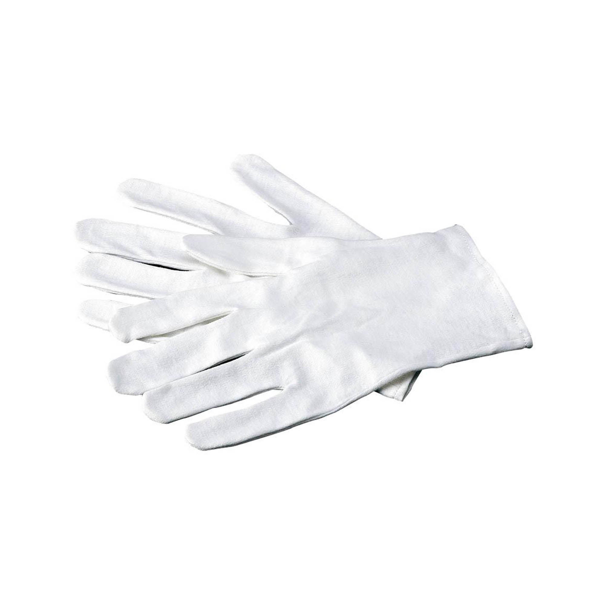 Drive DeVilbiss Healthcare - FGP75L00 0000 Infection Control Glove Soft Hands™ Large Cotton White Wrist Length Hemmed Cuff NonSterile