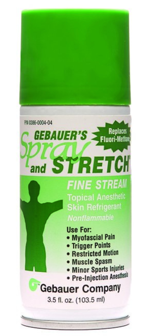 Spray and Stretch Topical Anesthetic 0038-6000-404 by Gebauer