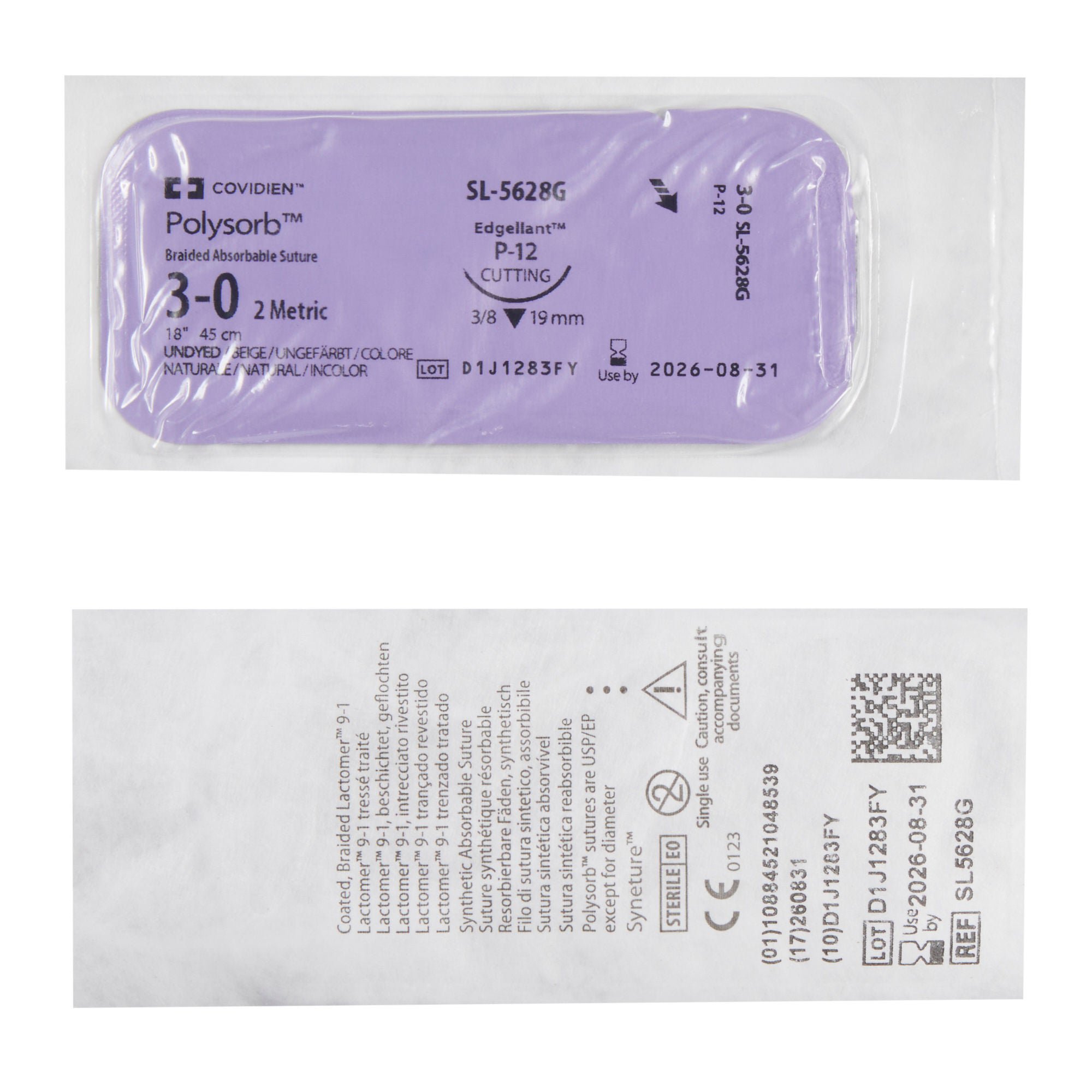 Covidien - SL-5628G Polysorb™ Suture with Needle