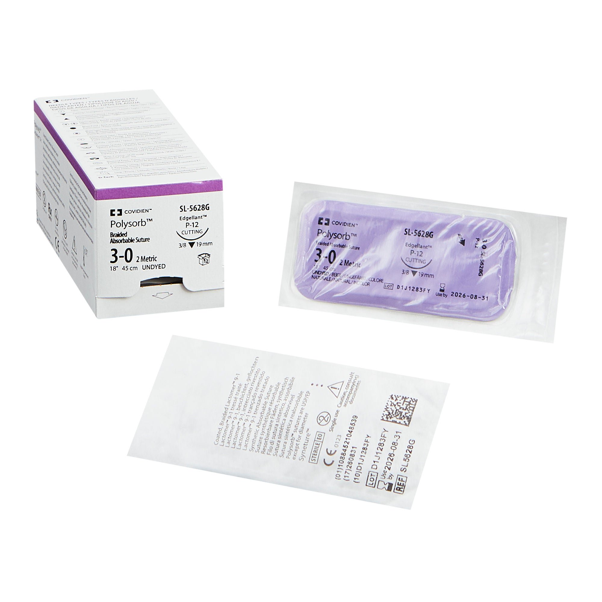 Covidien - SL-5628G Polysorb™ Suture with Needle