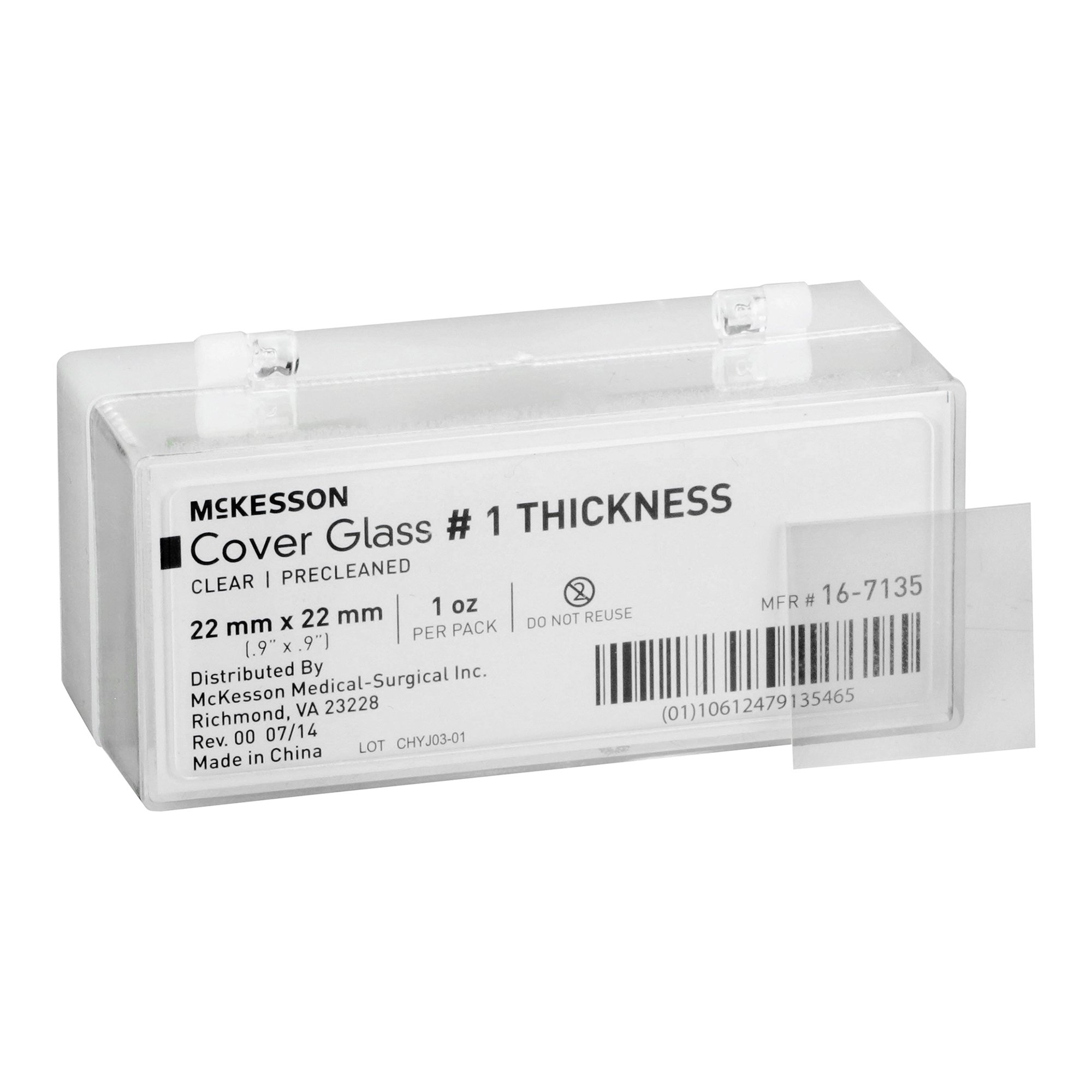 McKesson Brand - 16-7135 McKesson Cover Glass