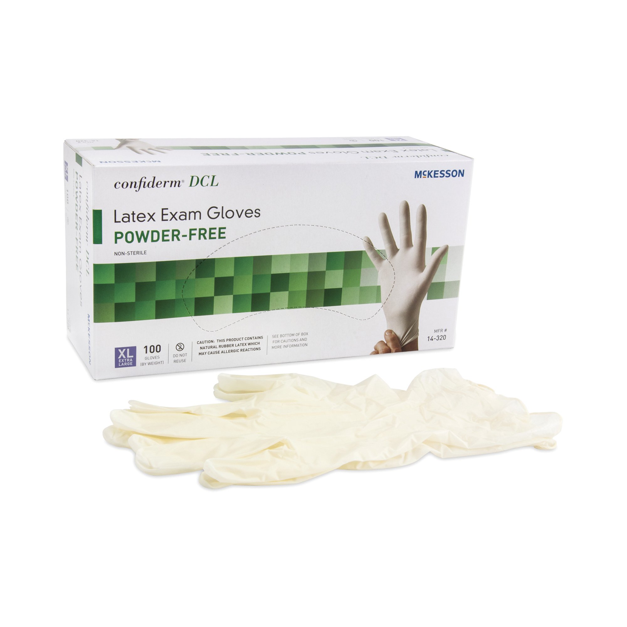 McKesson Brand - 14-320 McKesson Confiderm® Latex Exam Glove