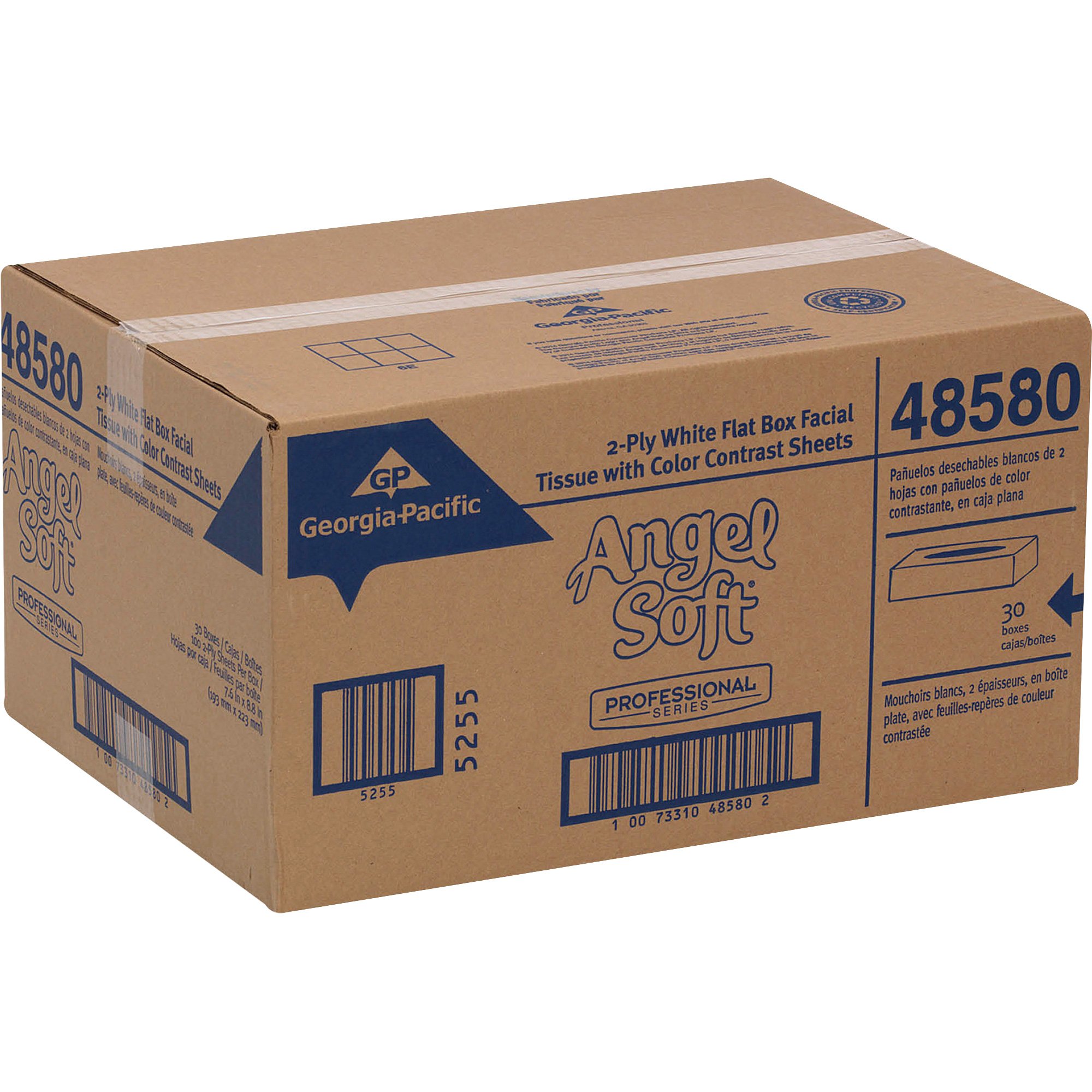 Georgia-Pacific Consumer Products LP 48580 - Angel Soft Professional Series Facial Tissue White - 1/Box, 30/Case