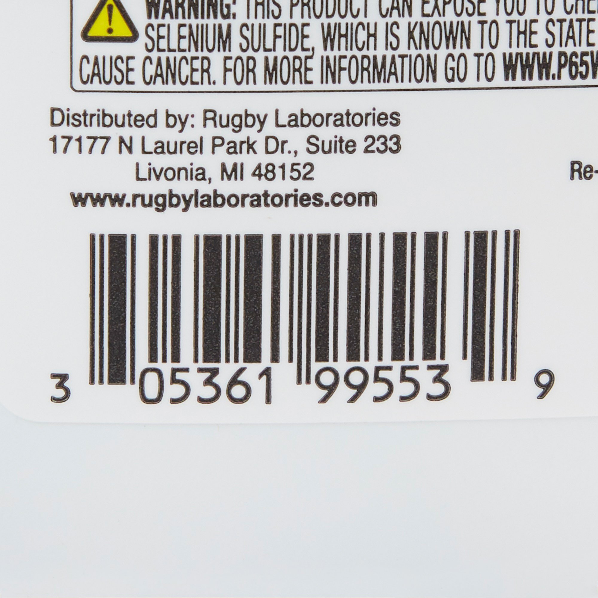 Major Pharmaceuticals - 00536199553 Rugby® Dandruff Shampoo