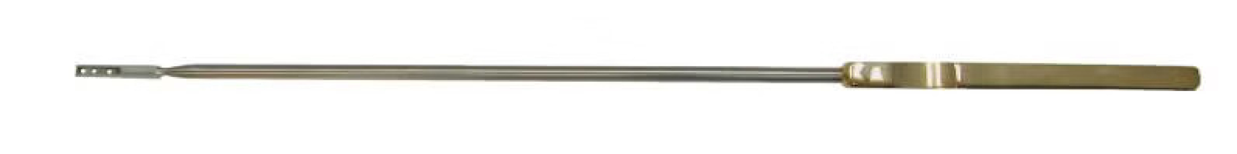 BR Surgical - BR70-59440 Endocervical Biopsy Curette BR Surgical Kevorkian 12 Inch Length Flat Handle 4 mm Tip Straight Fenestrated Rectangular Tip