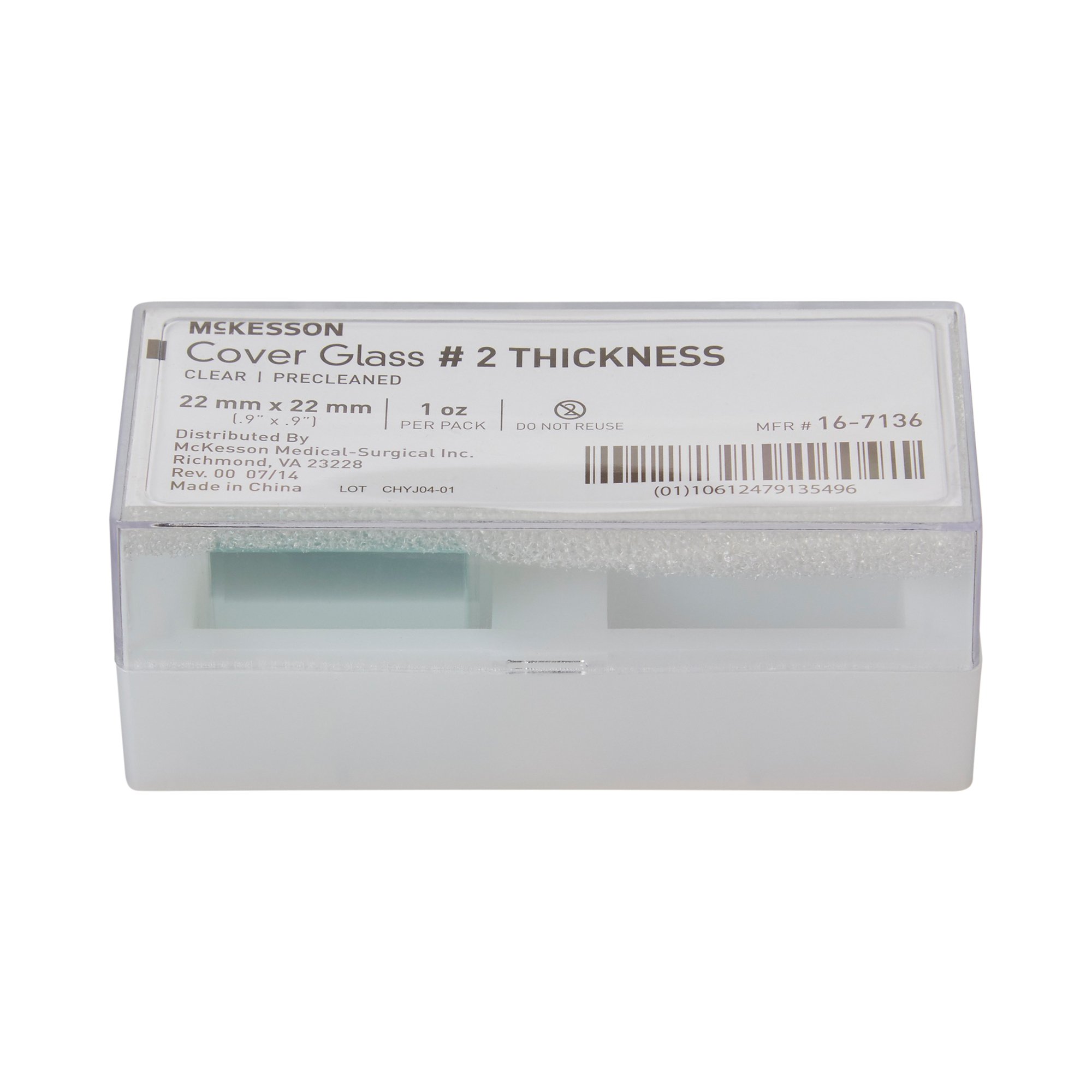 McKesson Brand - 16-7136 McKesson No. 2 Thickness Cover Glass