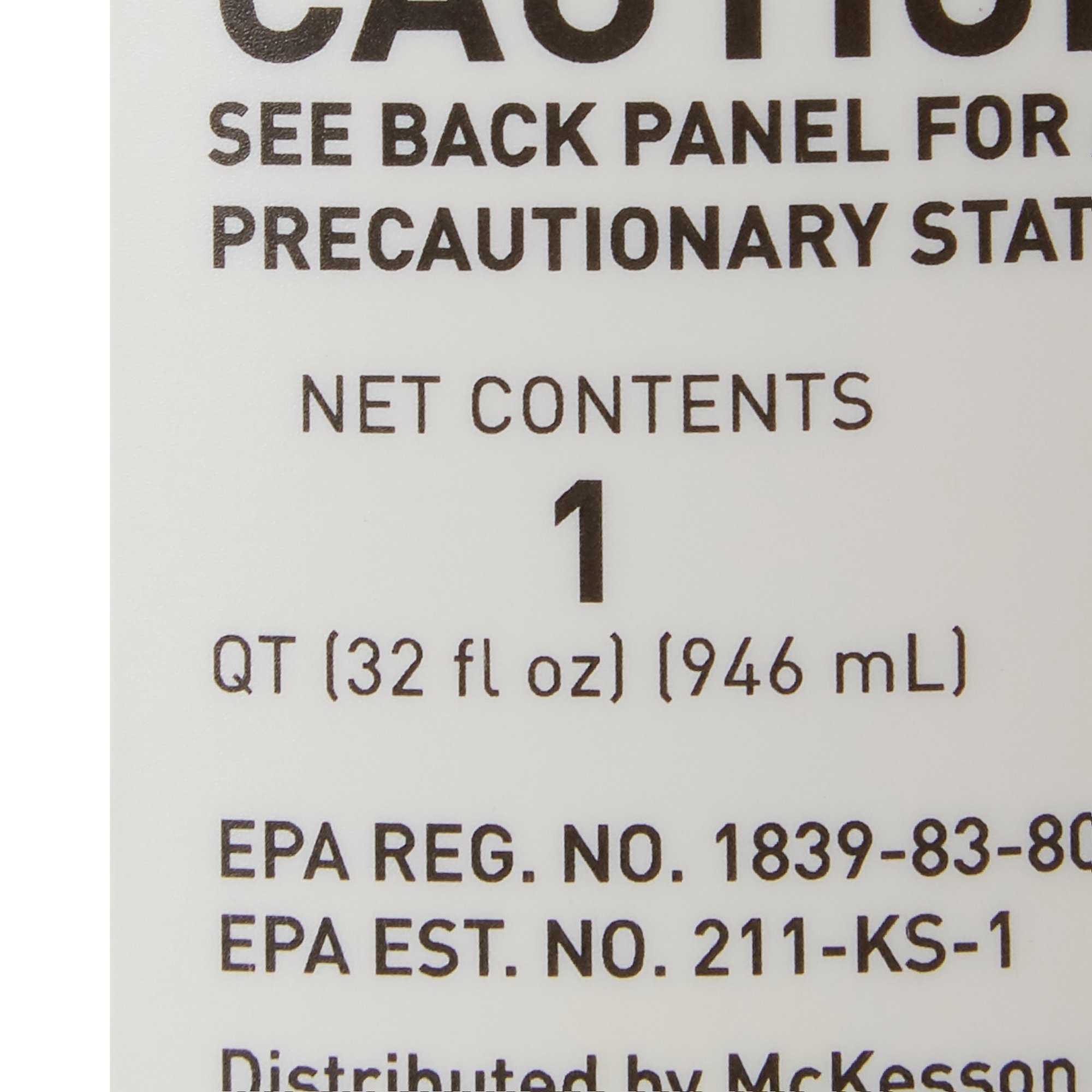 McKesson Brand 53-28564 - McKesson Pro-Tech Surface Disinfectant Cleaner Alcohol-Based Liquid Floral Scent - 1/Each, 12/Case